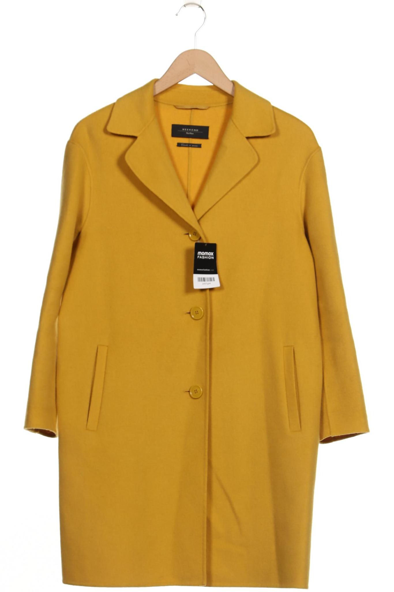 

Weekend Max Mara Damen Mantel, gelb, Gr. 36