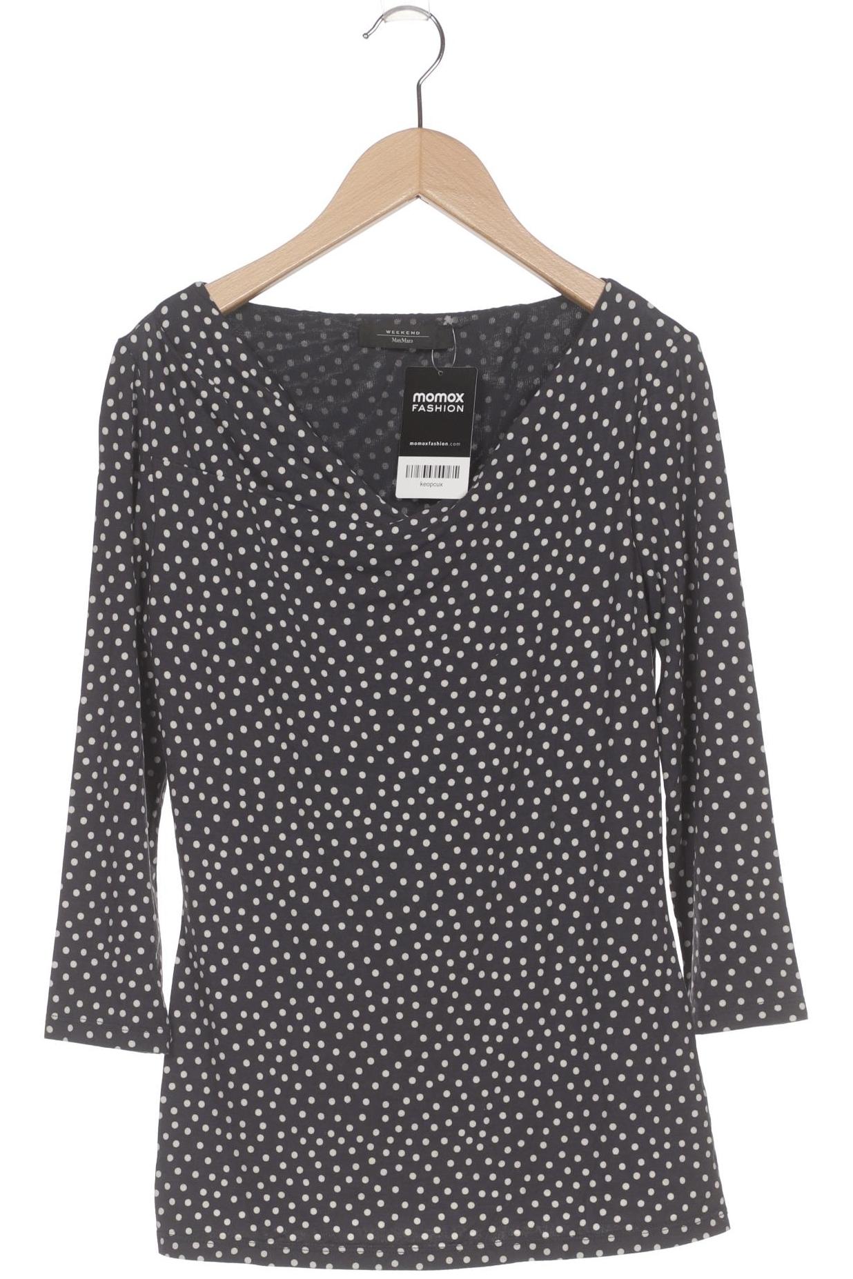 

Weekend Max Mara Damen Langarmshirt, marineblau, Gr. 34