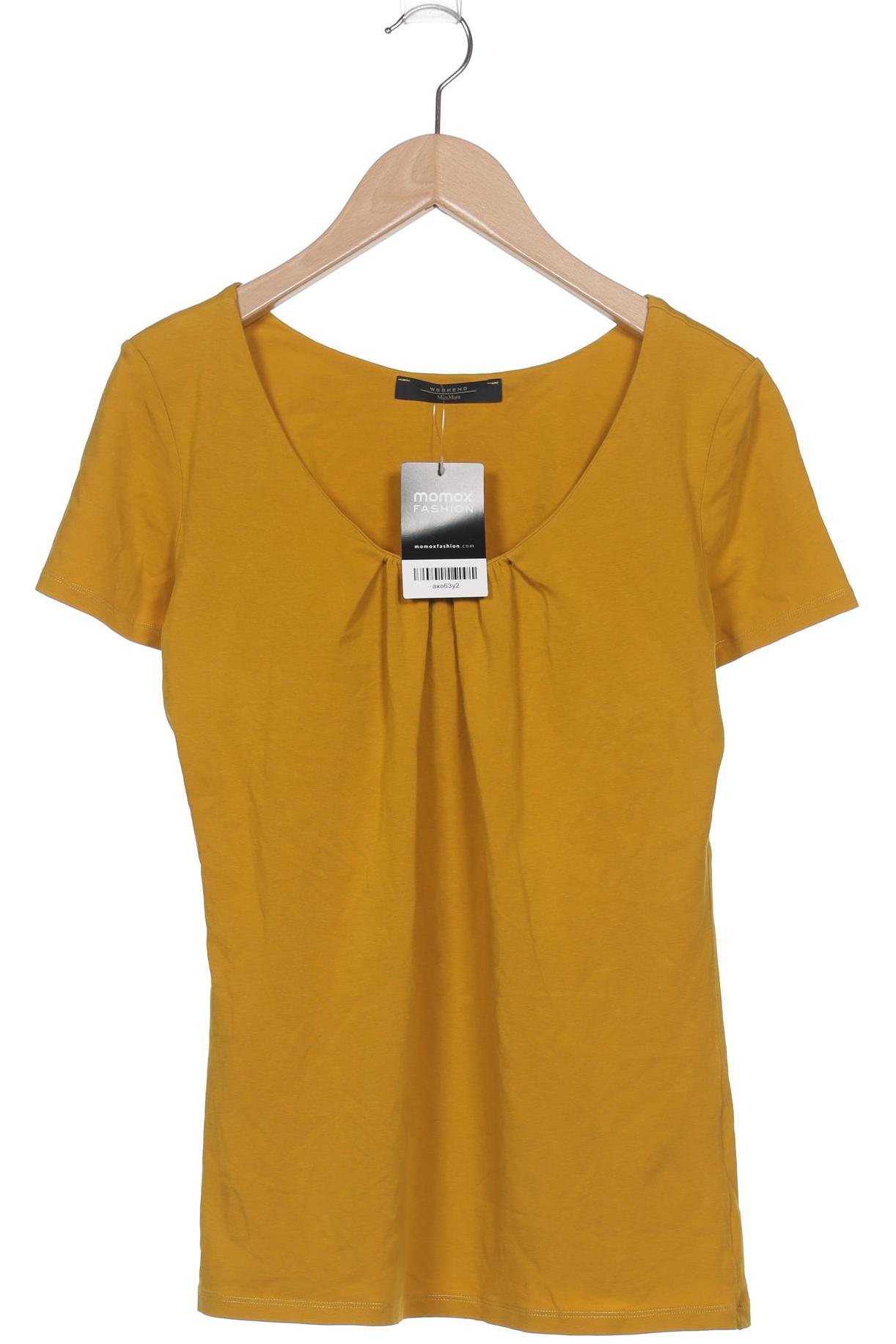 

Weekend Max Mara Damen T-Shirt, gelb, Gr. 34