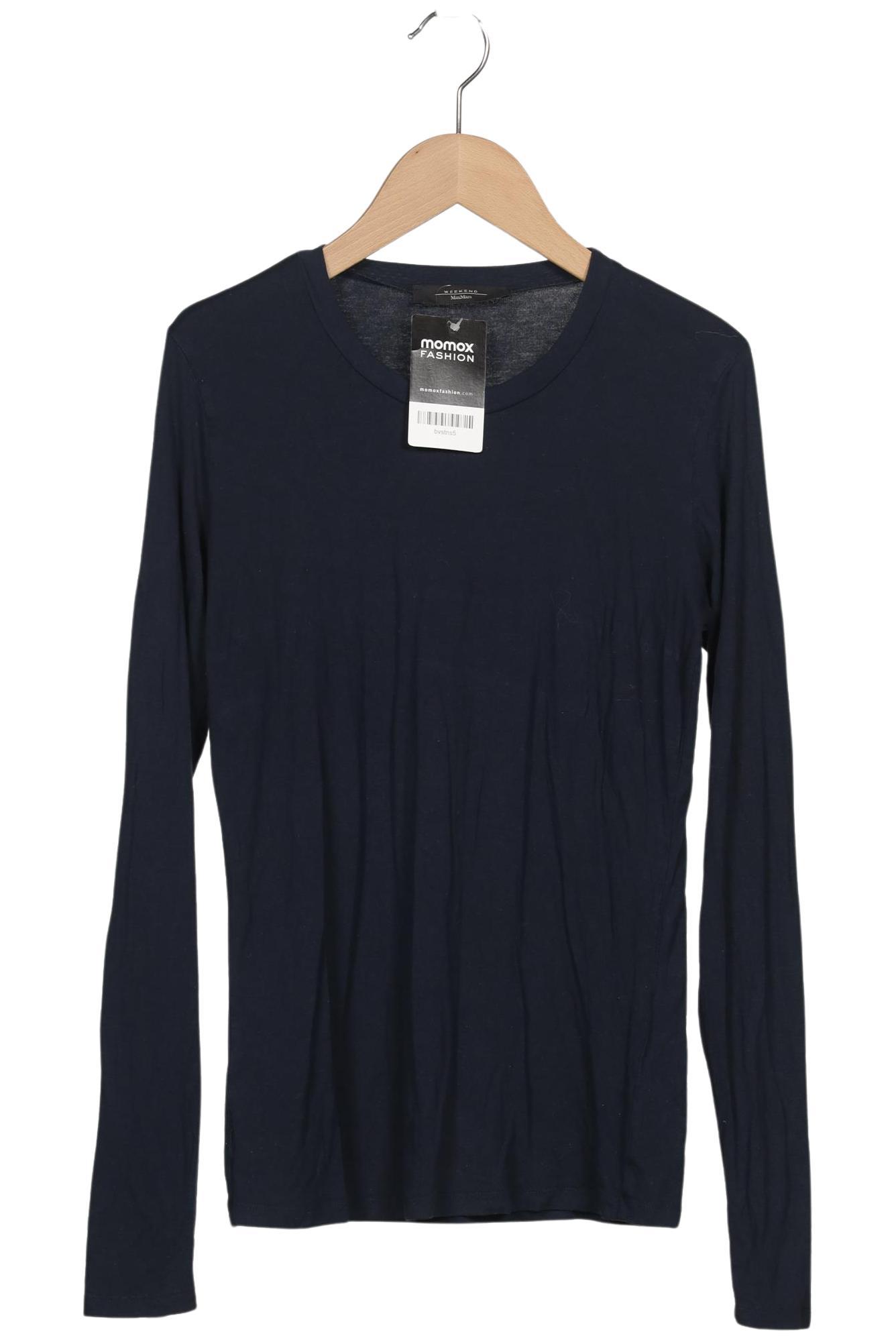 

Weekend Max Mara Damen Langarmshirt, marineblau, Gr. 36