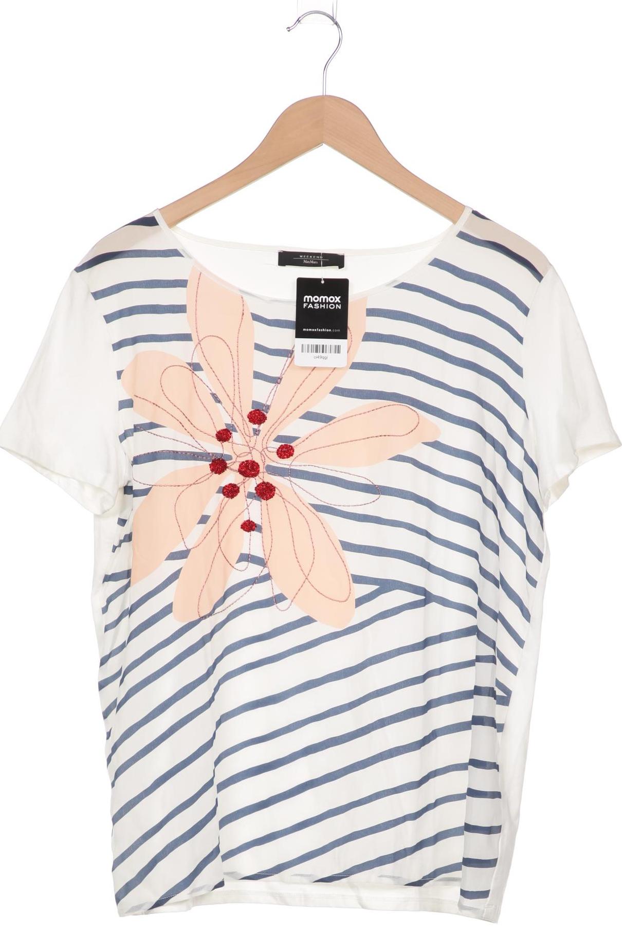 

Weekend Max Mara Damen T-Shirt, weiß, Gr. 44