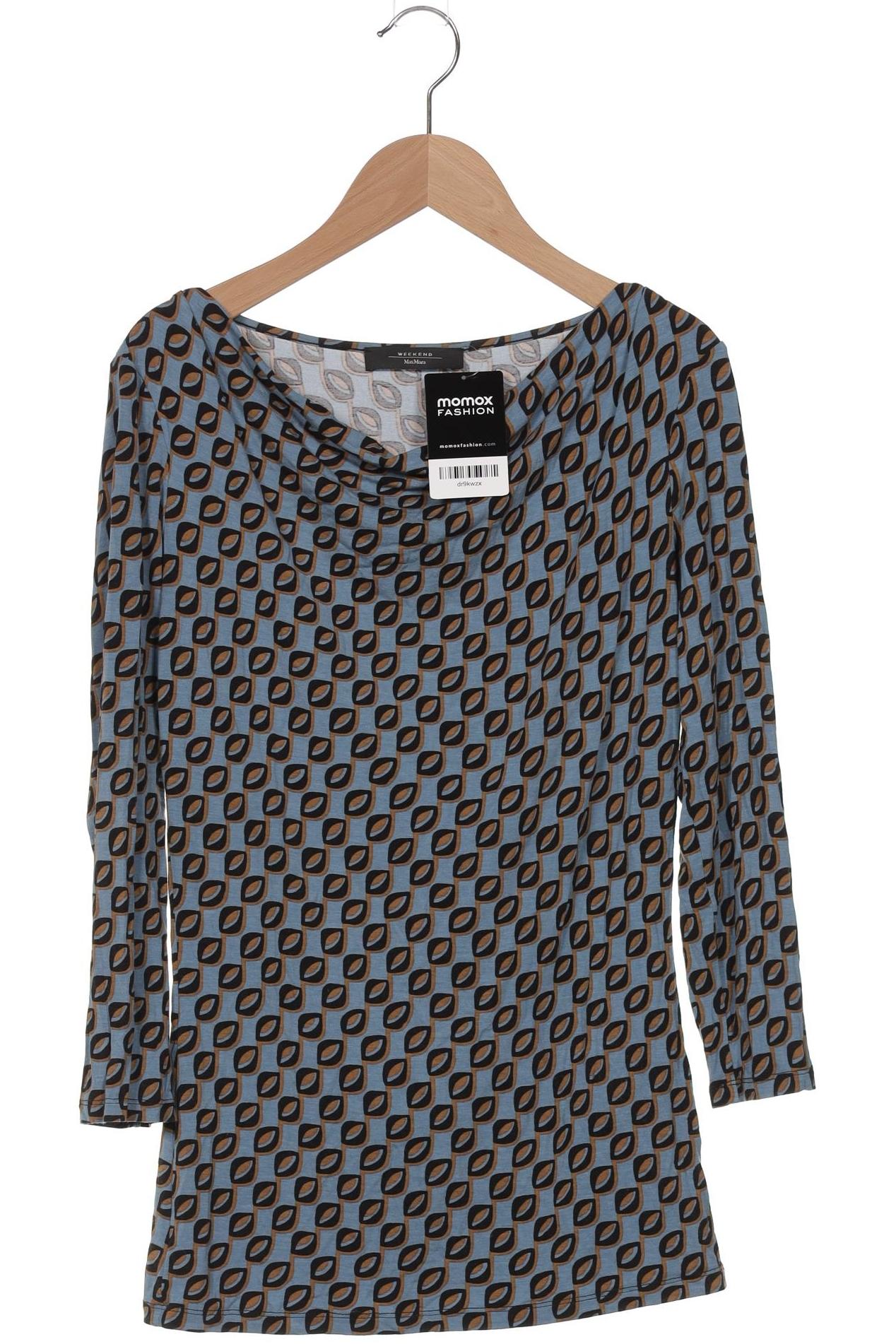

Weekend Max Mara Damen Langarmshirt, blau, Gr. 36