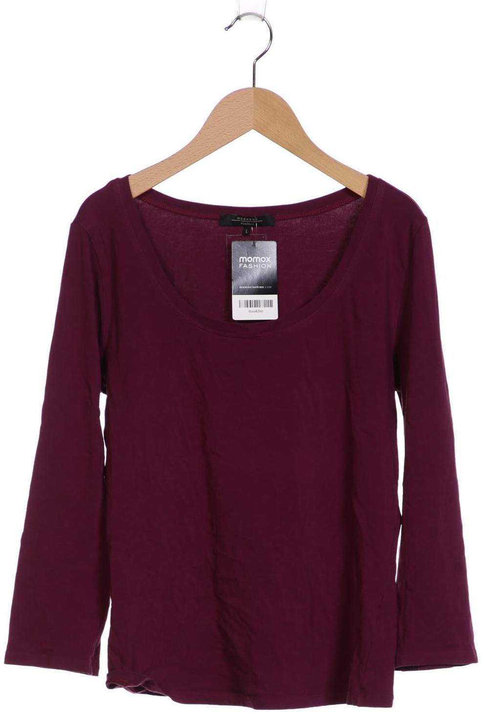 

Weekend Max Mara Damen Langarmshirt, bordeaux, Gr. 42