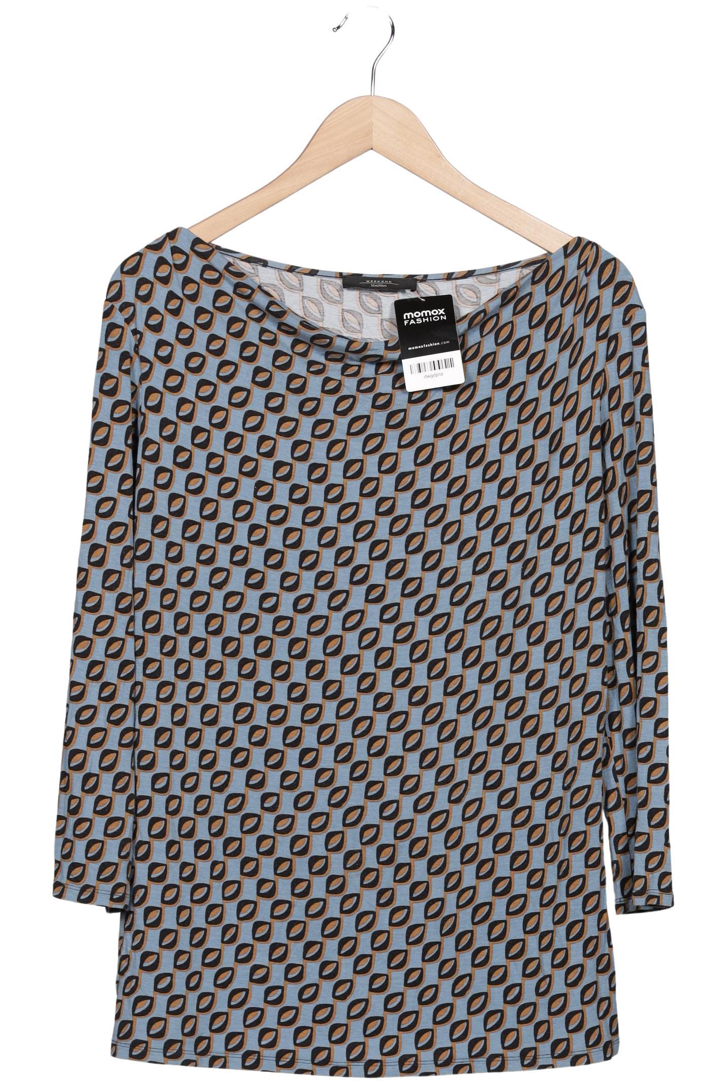 

Weekend Max Mara Damen Langarmshirt, blau, Gr. 42