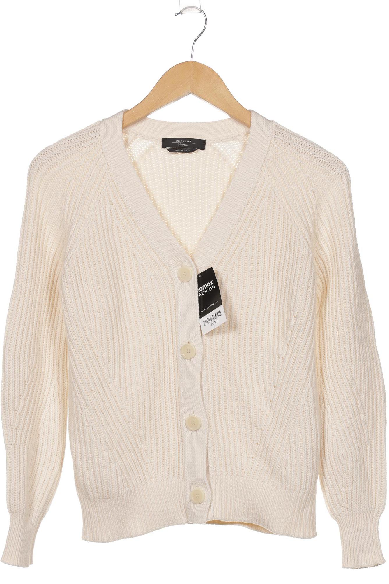 

Weekend Max Mara Damen Strickjacke, cremeweiß, Gr. 34