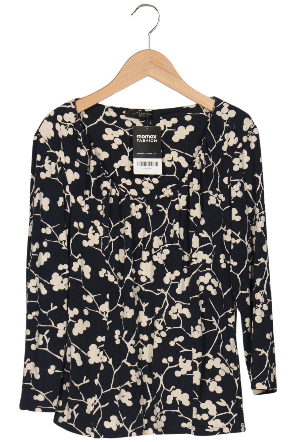 

Weekend Max Mara Damen Langarmshirt, marineblau, Gr. 42