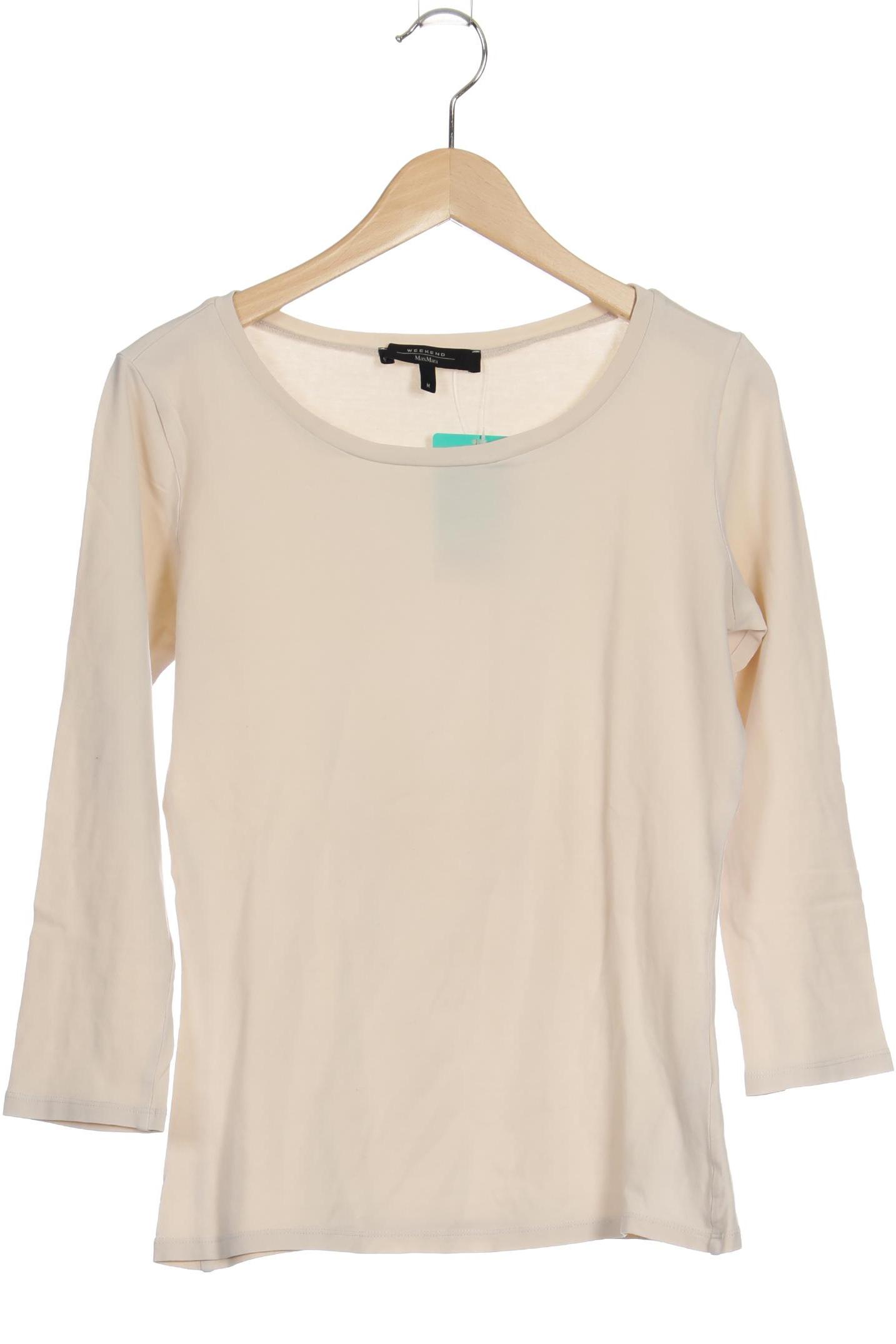 

Weekend Max Mara Damen Langarmshirt, beige, Gr. 38