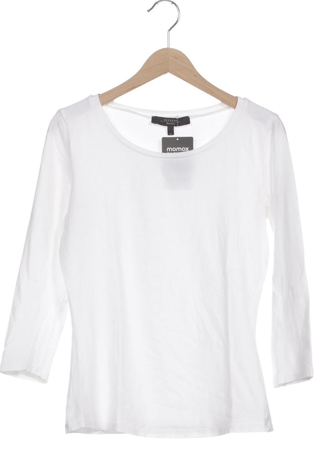 

Weekend Max Mara Damen Langarmshirt, weiß, Gr. 38