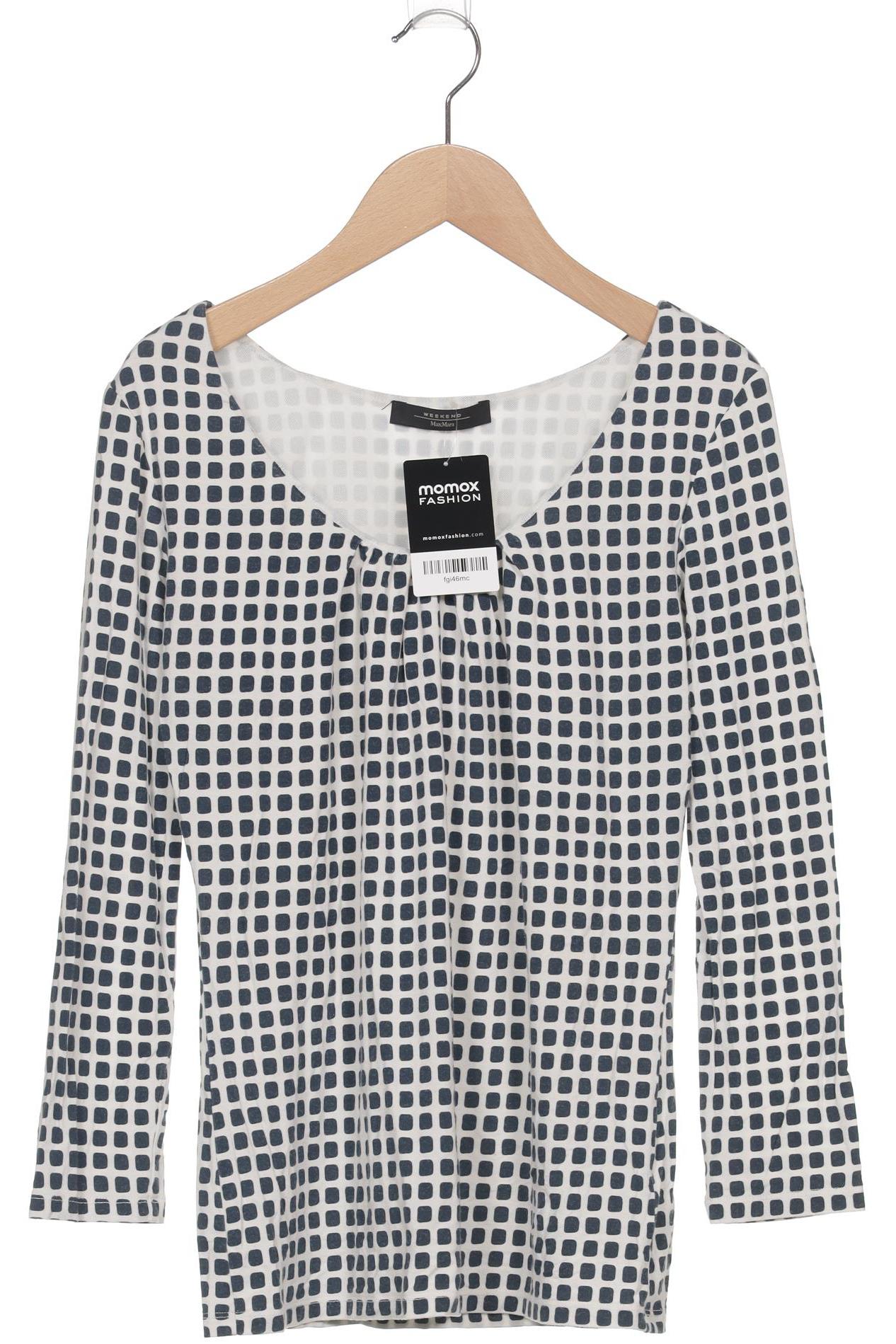 

Weekend Max Mara Damen Langarmshirt, marineblau, Gr. 32