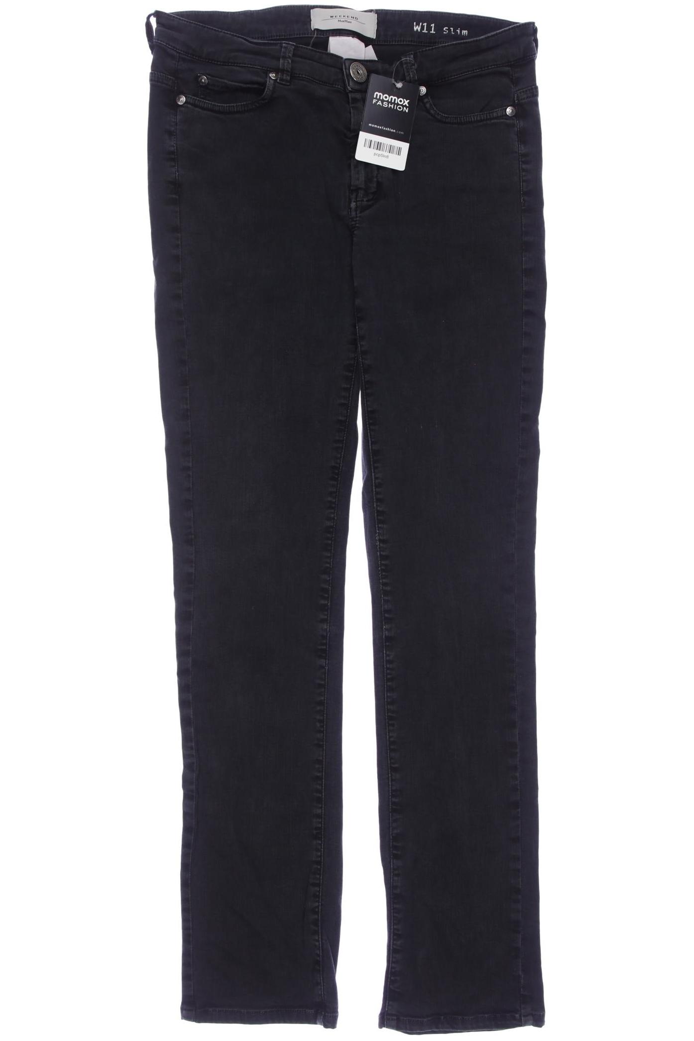 

Weekend Max Mara Damen Jeans, schwarz, Gr. 36