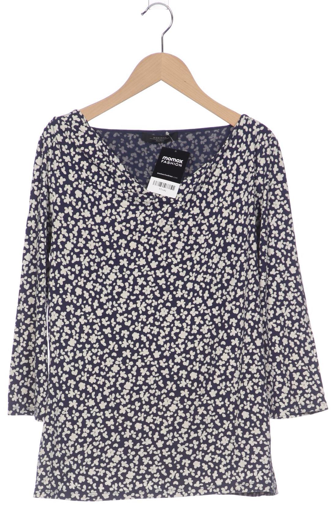 

Weekend Max Mara Damen Langarmshirt, marineblau, Gr. 38