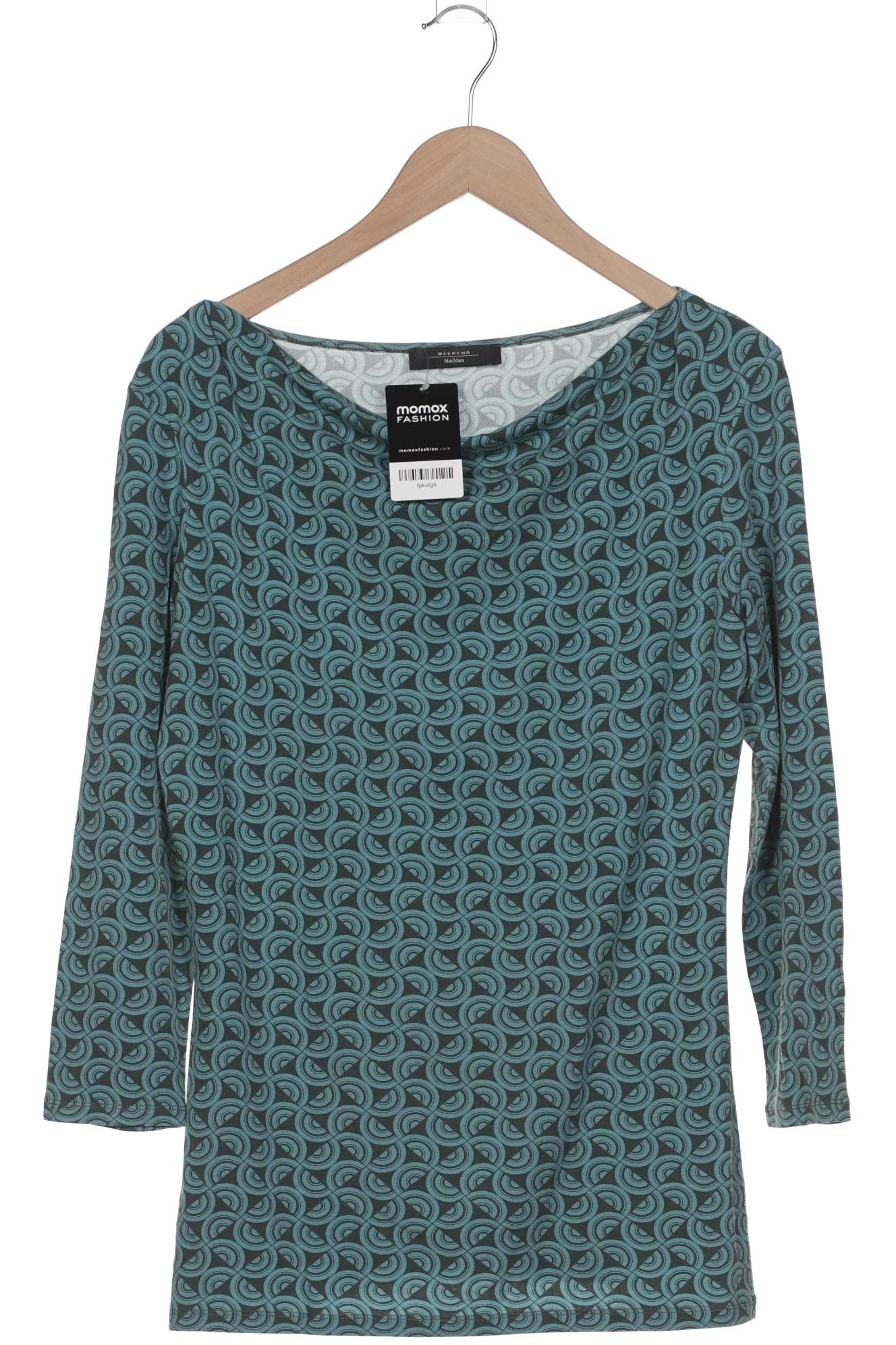 

Weekend Max Mara Damen Langarmshirt, türkis, Gr. 38