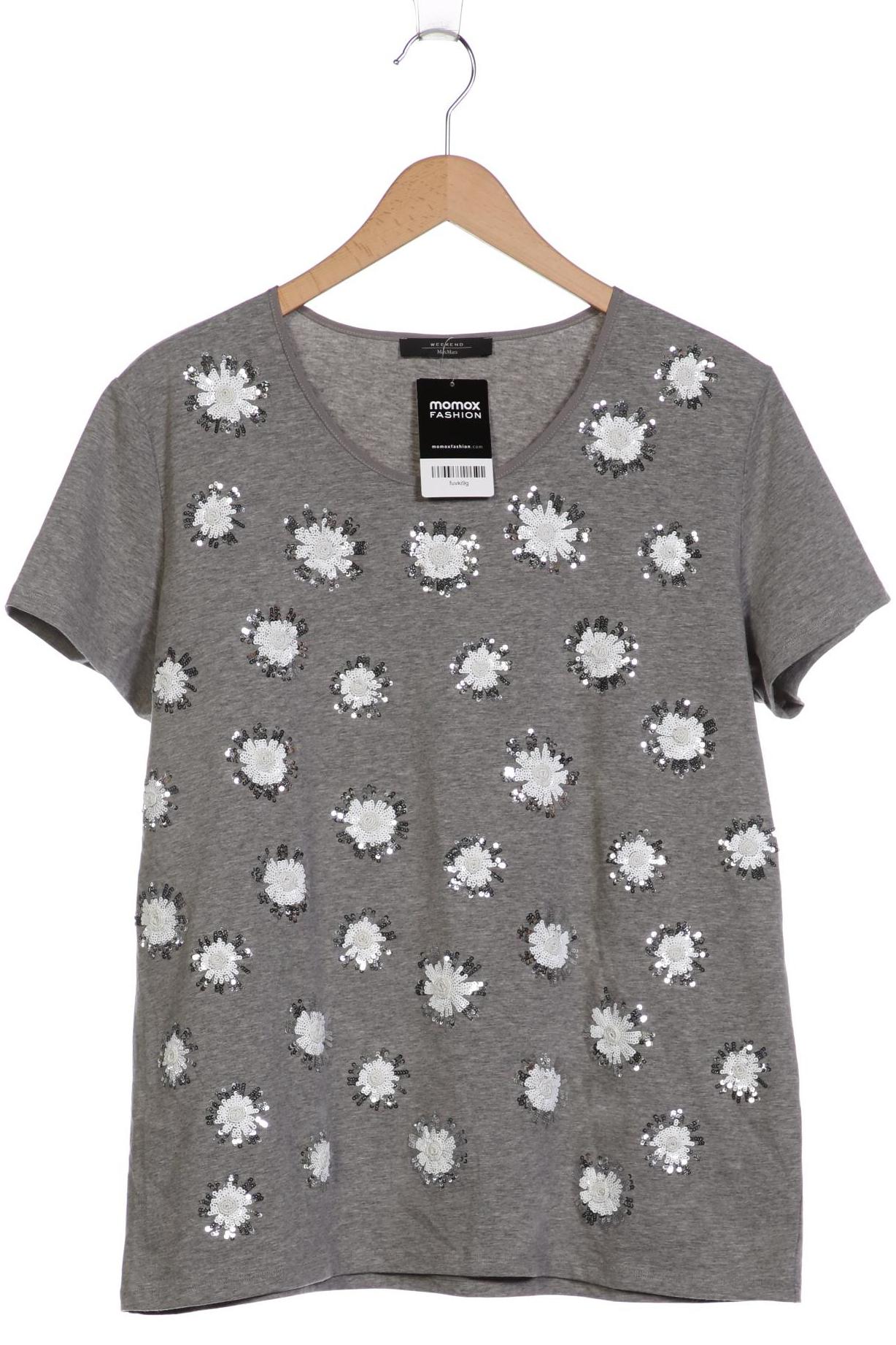 

Weekend Max Mara Damen T-Shirt, grau, Gr. 46