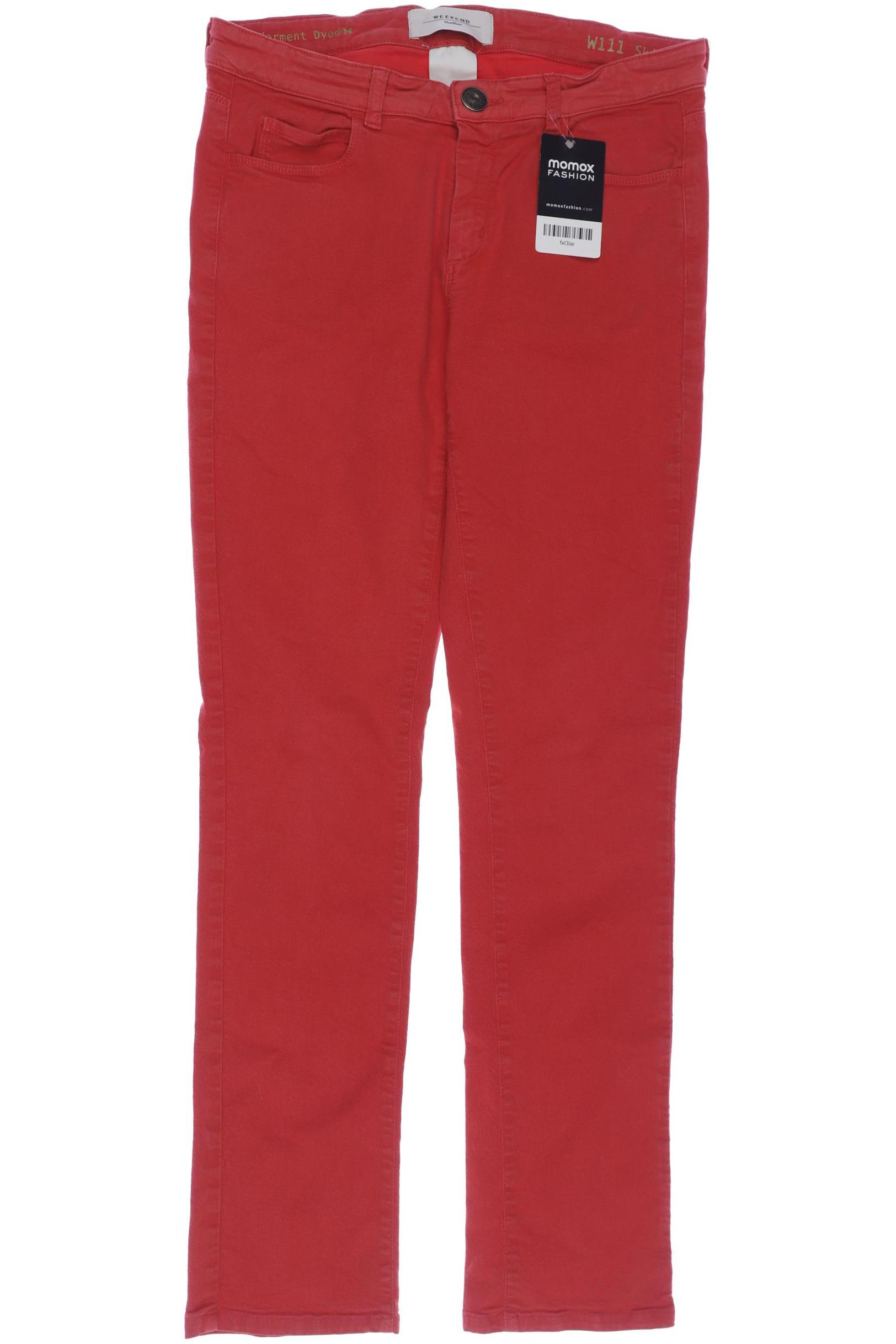 

Weekend Max Mara Damen Jeans, rot, Gr. 36