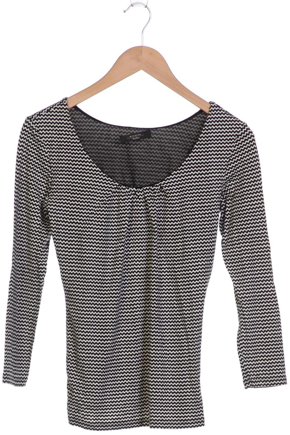 

Weekend Max Mara Damen Langarmshirt, schwarz, Gr. 34