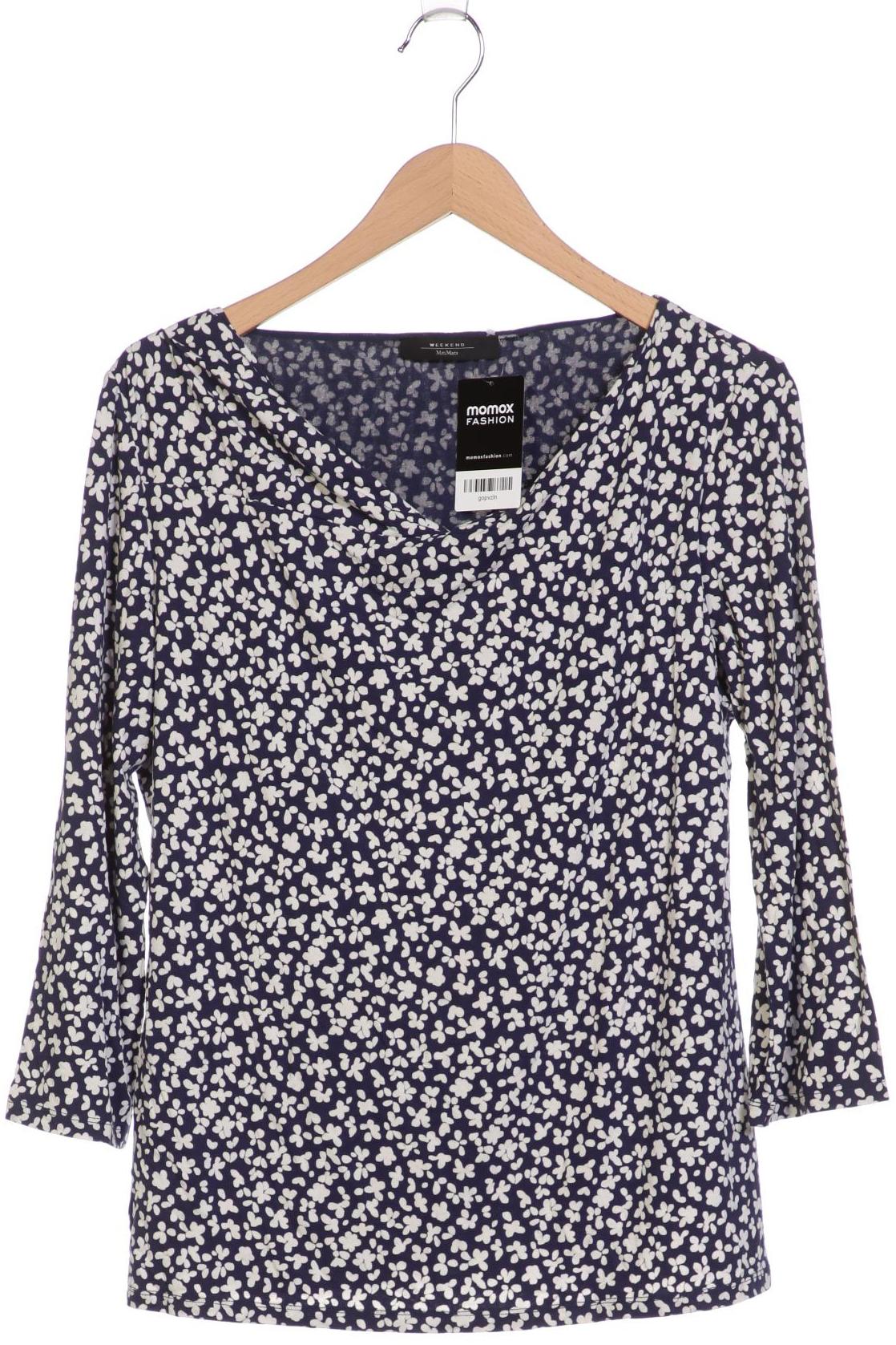 

Weekend Max Mara Damen Langarmshirt, marineblau, Gr. 38