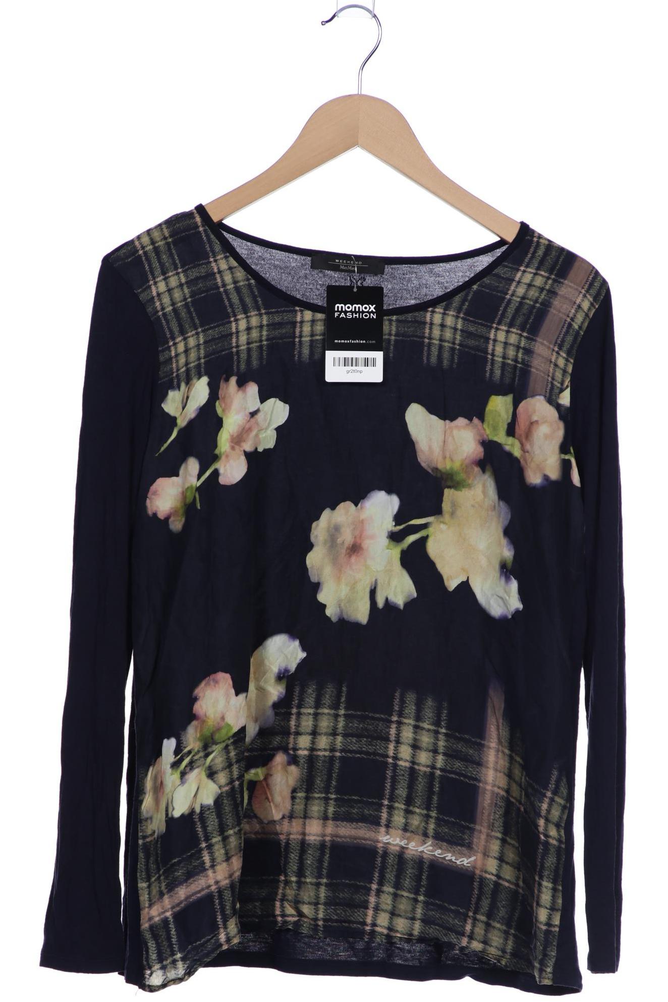 

Weekend Max Mara Damen Langarmshirt, marineblau, Gr. 42