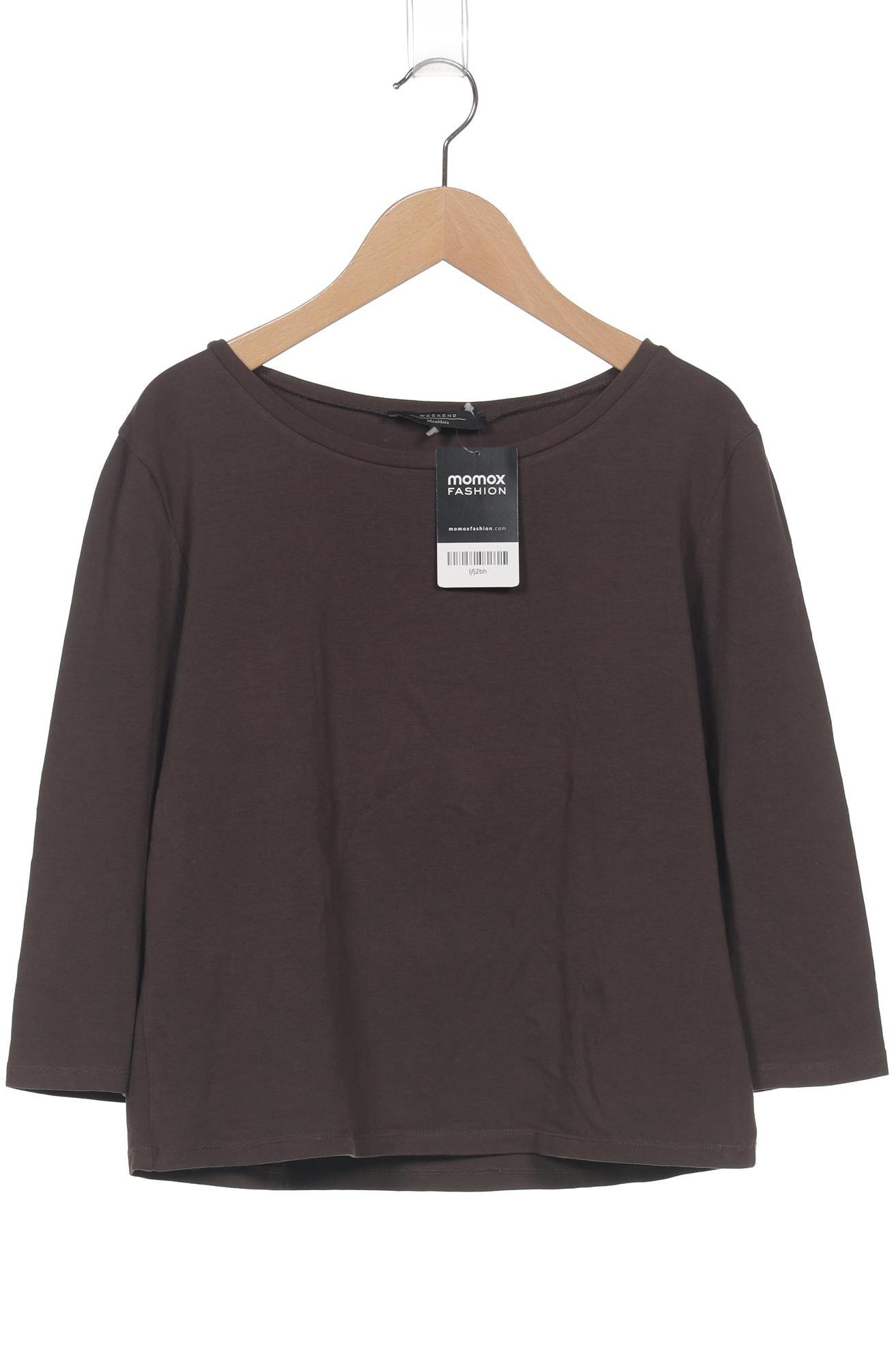 

Weekend Max Mara Damen Langarmshirt, braun, Gr. 42