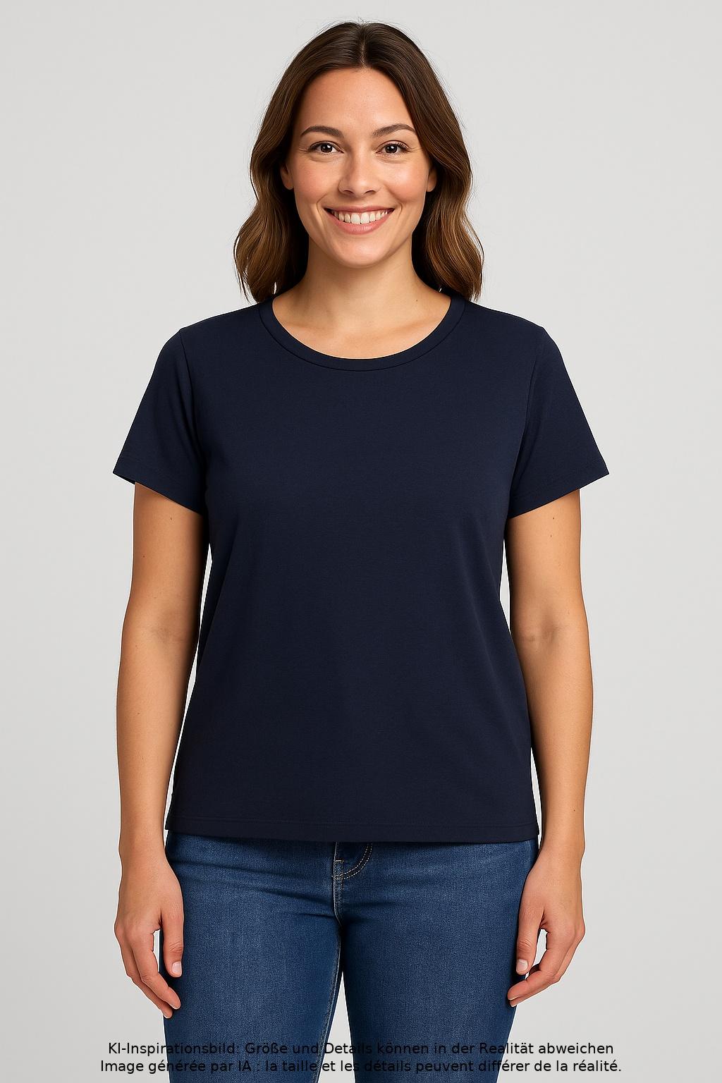 

Weekend Max Mara Damen T-Shirt, marineblau, Gr. 44