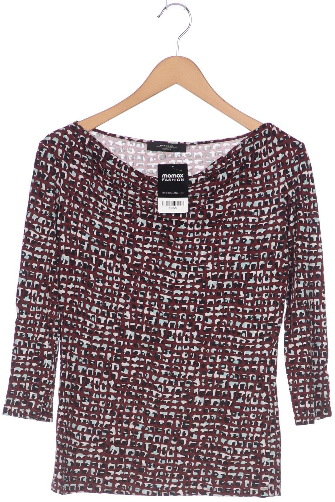 

Weekend Max Mara Damen Langarmshirt, bordeaux, Gr. 36