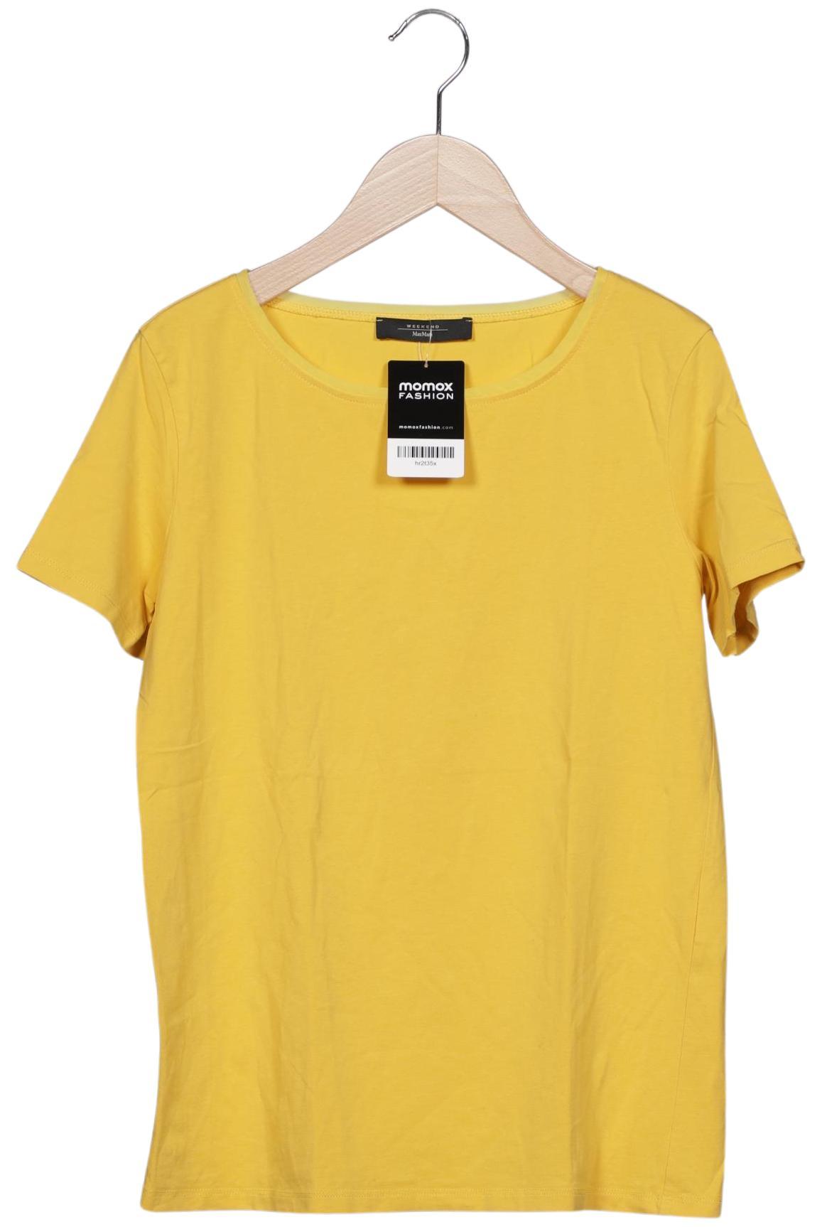 

Weekend Max Mara Damen T-Shirt, gelb, Gr. 36