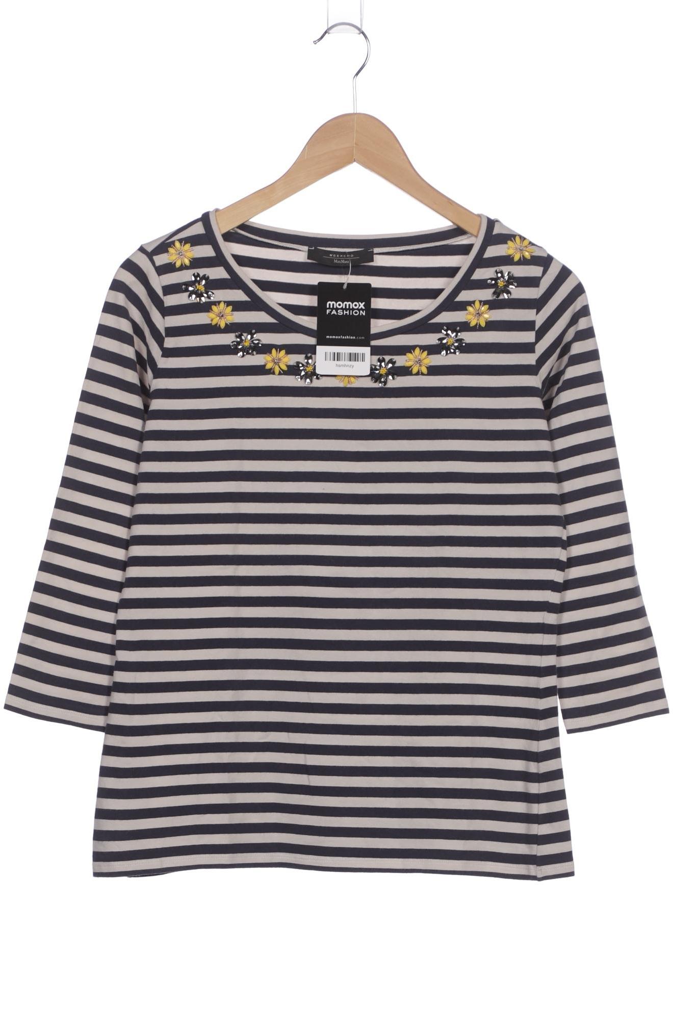 

Weekend Max Mara Damen Langarmshirt, weiß, Gr. 38