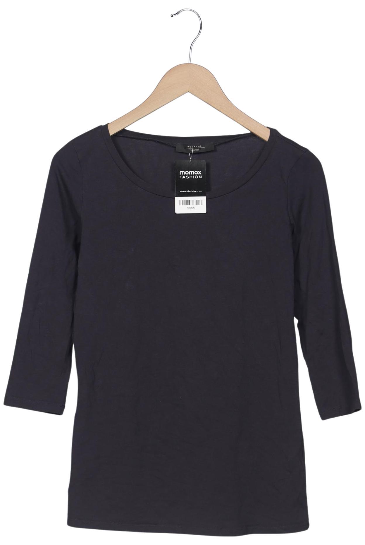 

Weekend Max Mara Damen Langarmshirt, marineblau, Gr. 36