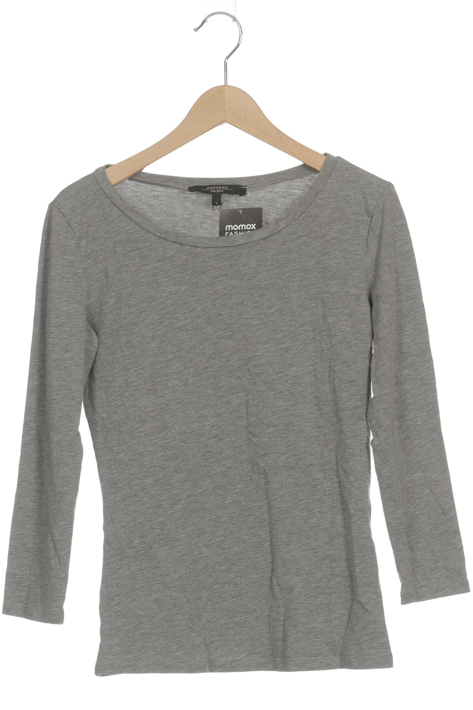 

Weekend Max Mara Damen Langarmshirt, grau, Gr. 36