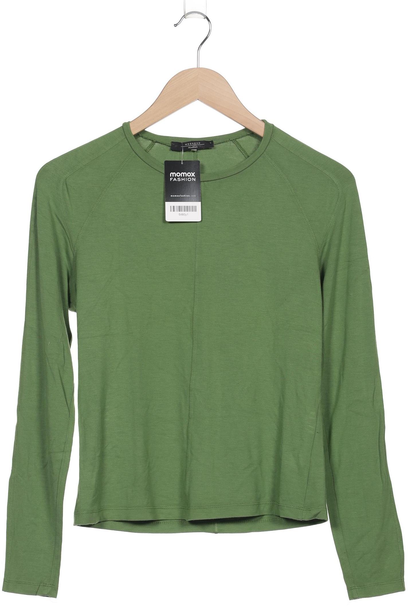 

Weekend Max Mara Damen Langarmshirt, grün, Gr. 42
