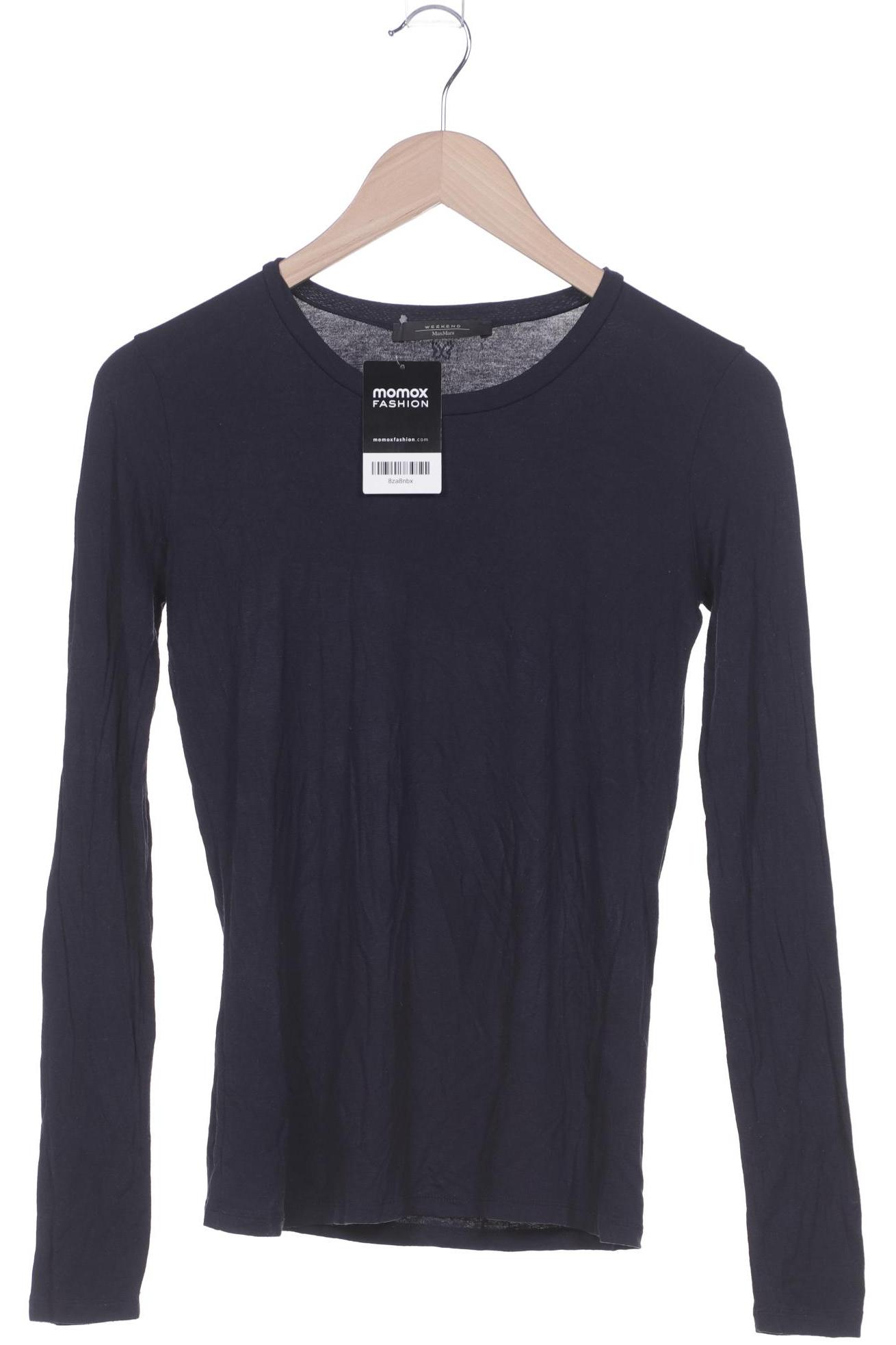 

Weekend Max Mara Damen Langarmshirt, marineblau, Gr. 36