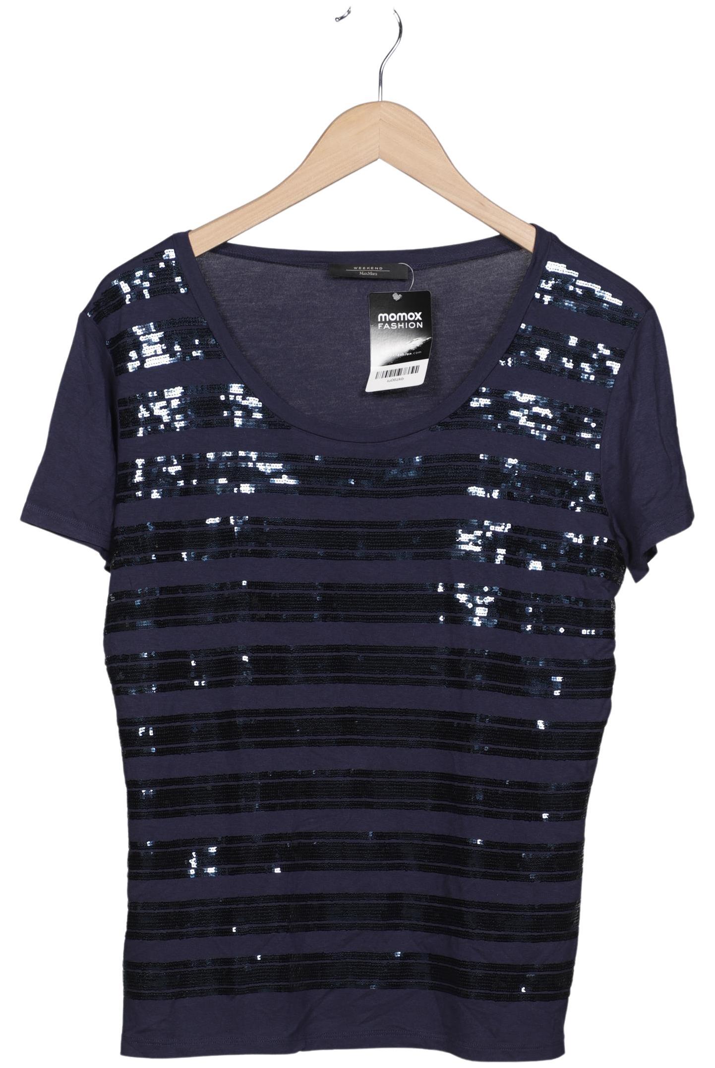 

Weekend Max Mara Damen T-Shirt, marineblau, Gr. 42