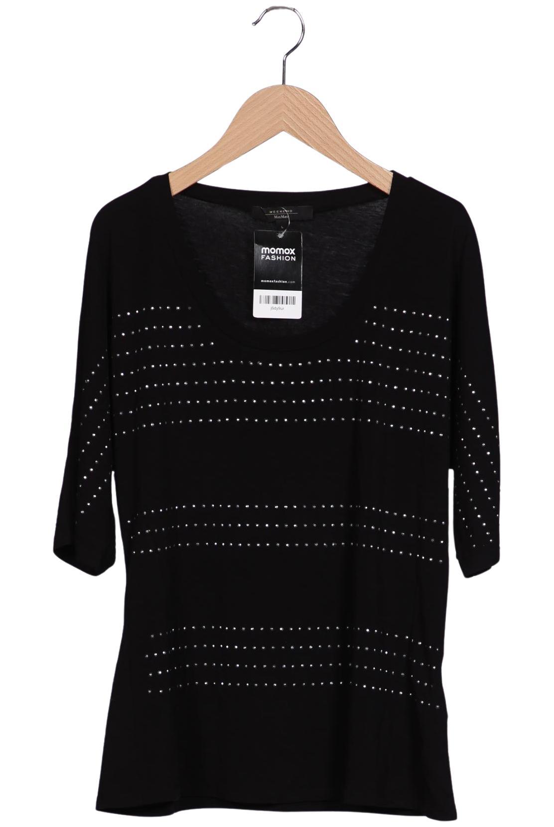 

Weekend Max Mara Damen Langarmshirt, schwarz, Gr. 42