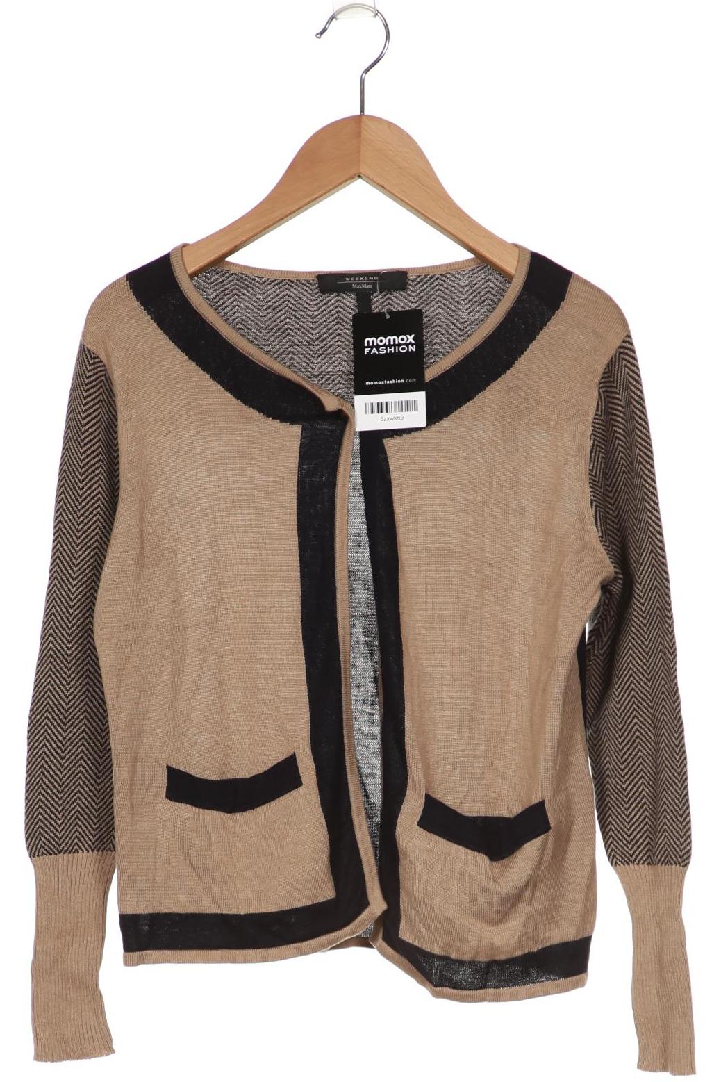 

Weekend Max Mara Damen Strickjacke, braun, Gr. 36