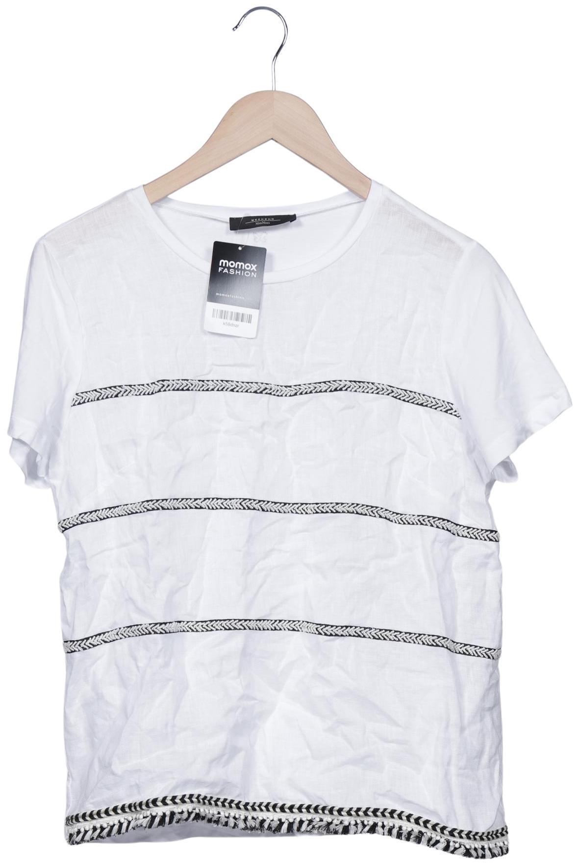 

Weekend Max Mara Damen T-Shirt, weiß, Gr. 44