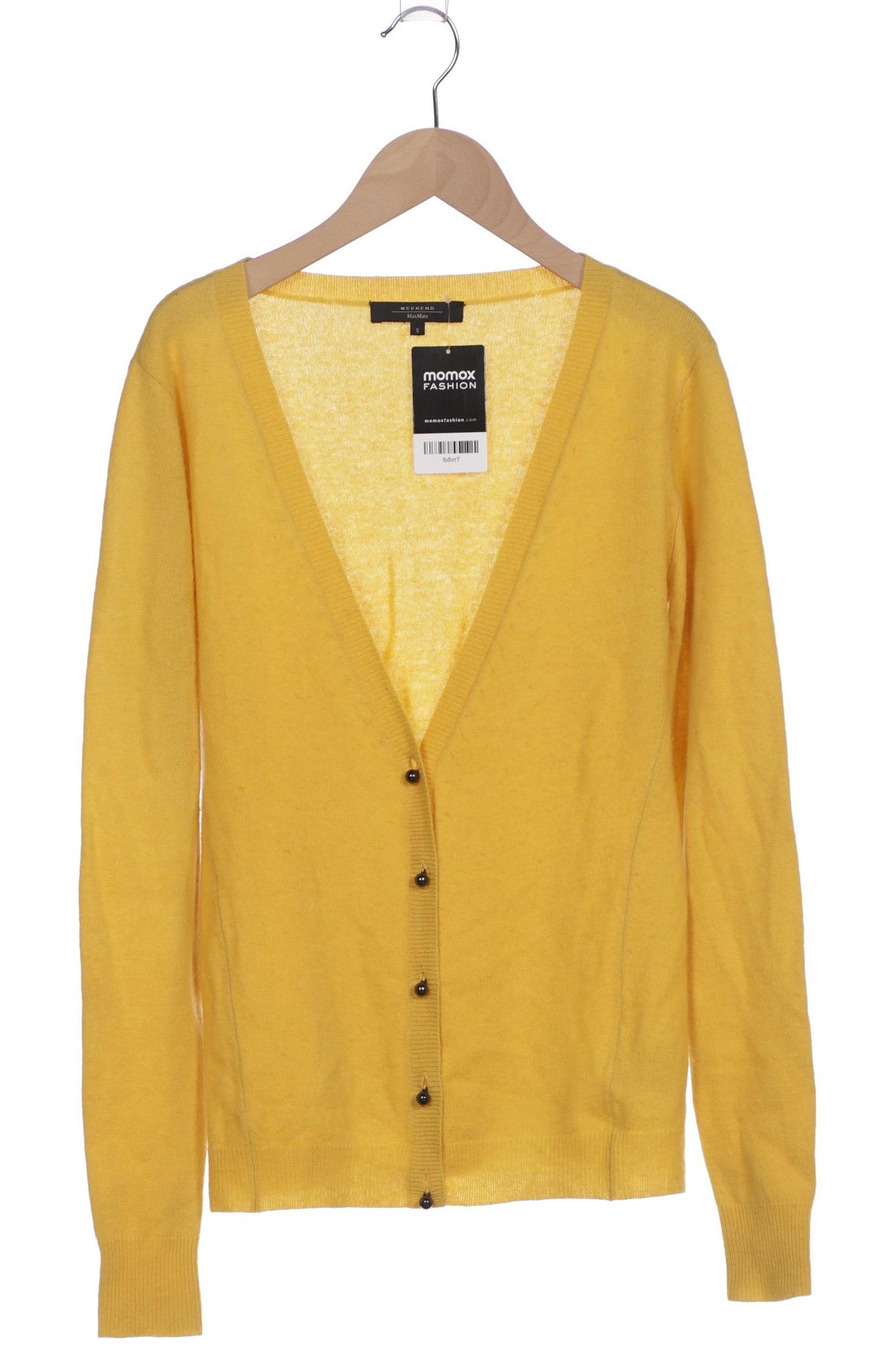 

Weekend Max Mara Damen Strickjacke, gelb, Gr. 36