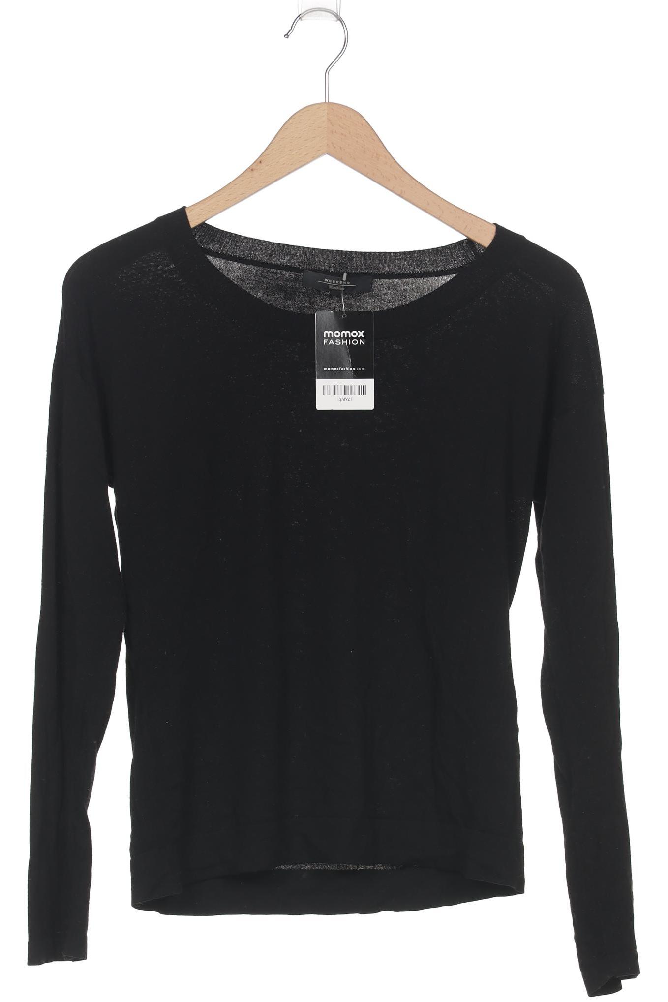 

Weekend Max Mara Damen Langarmshirt, schwarz, Gr. 42
