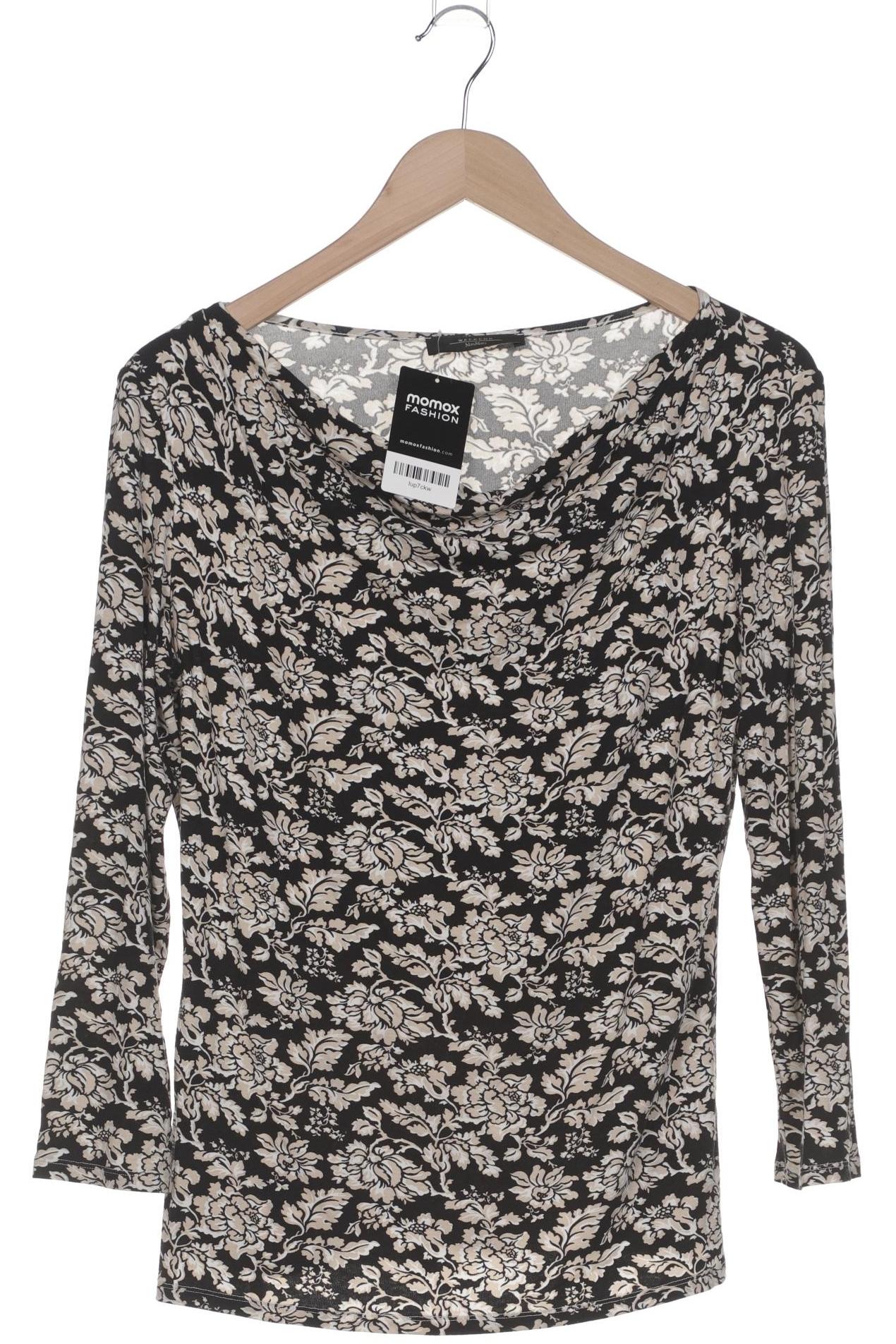 

Weekend Max Mara Damen Langarmshirt, schwarz, Gr. 38