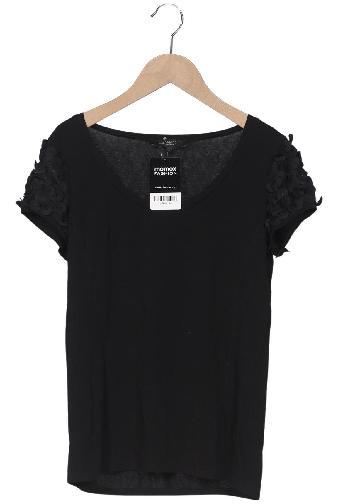 

Weekend Max Mara Damen T-Shirt, schwarz, Gr. 38