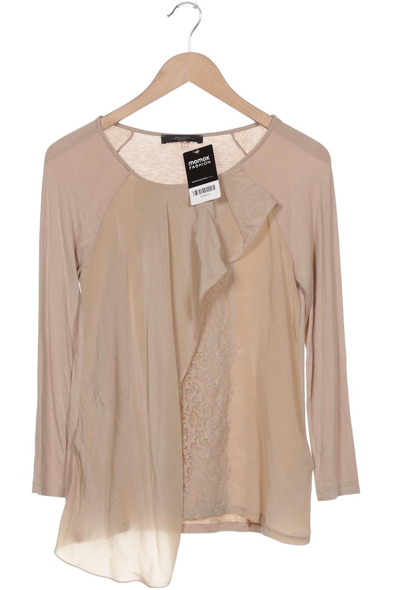 

Weekend Max Mara Damen Langarmshirt, beige, Gr. 38