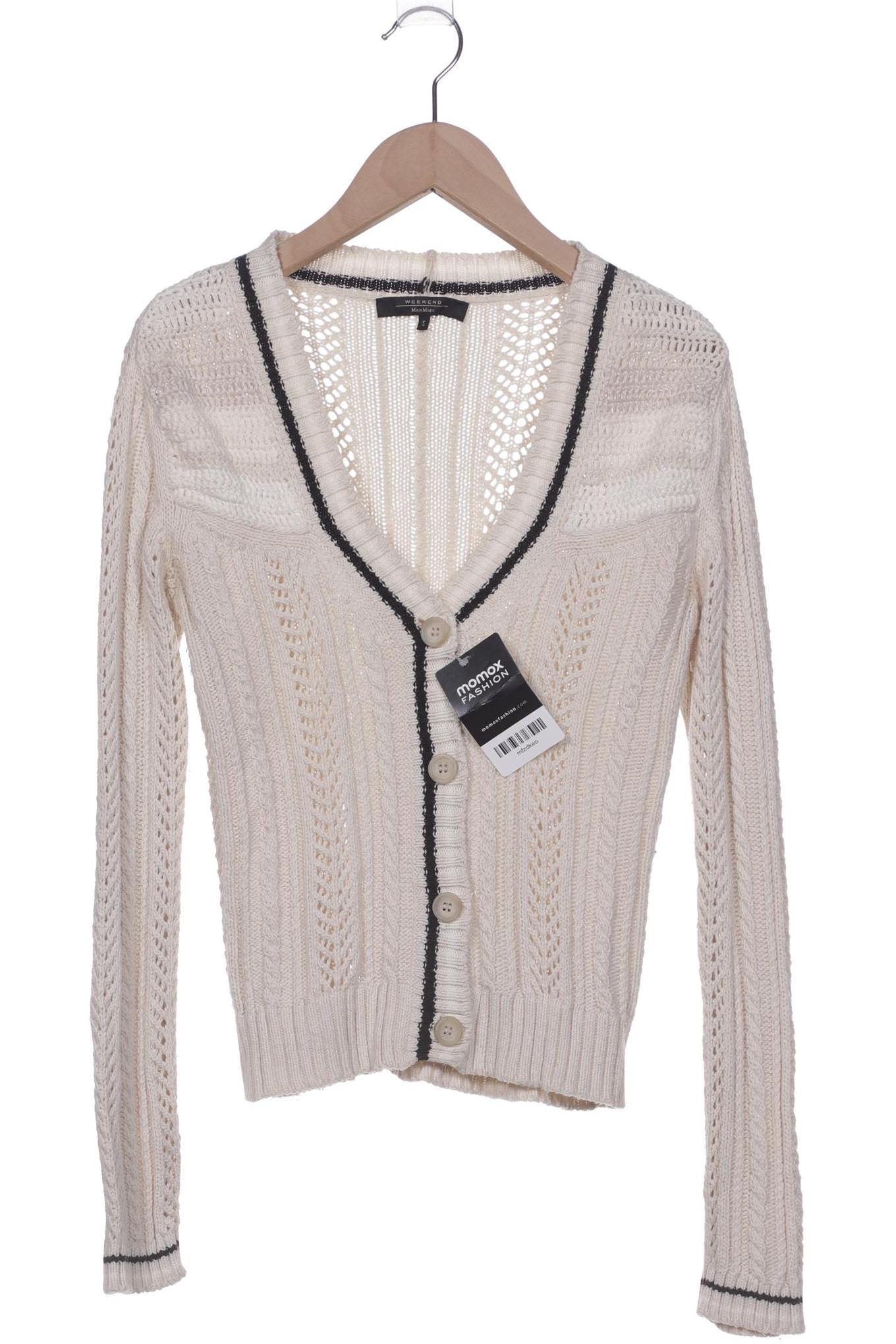 

Weekend Max Mara Damen Strickjacke, cremeweiß, Gr. 36