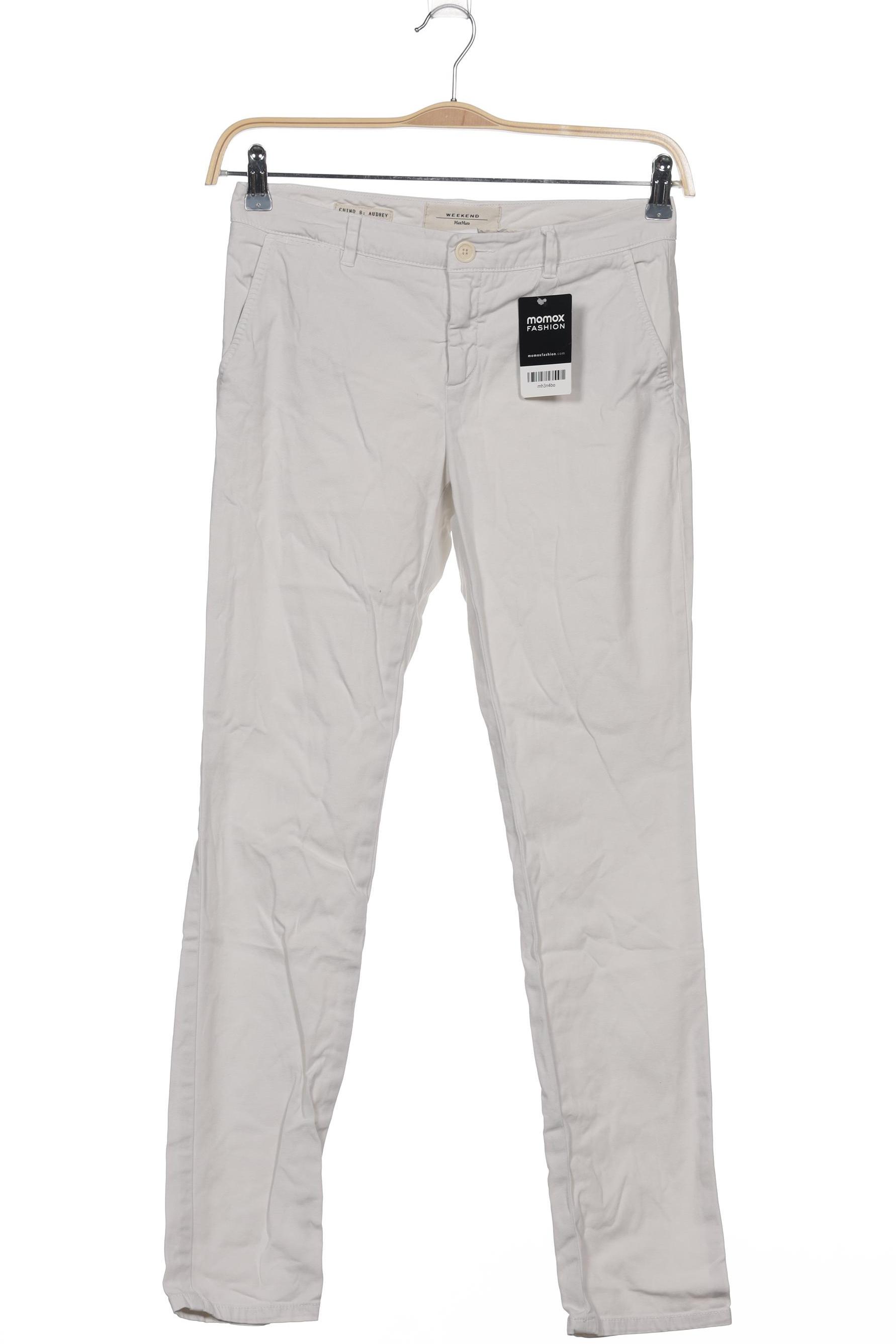 

Weekend Max Mara Damen Stoffhose, weiß, Gr. 36