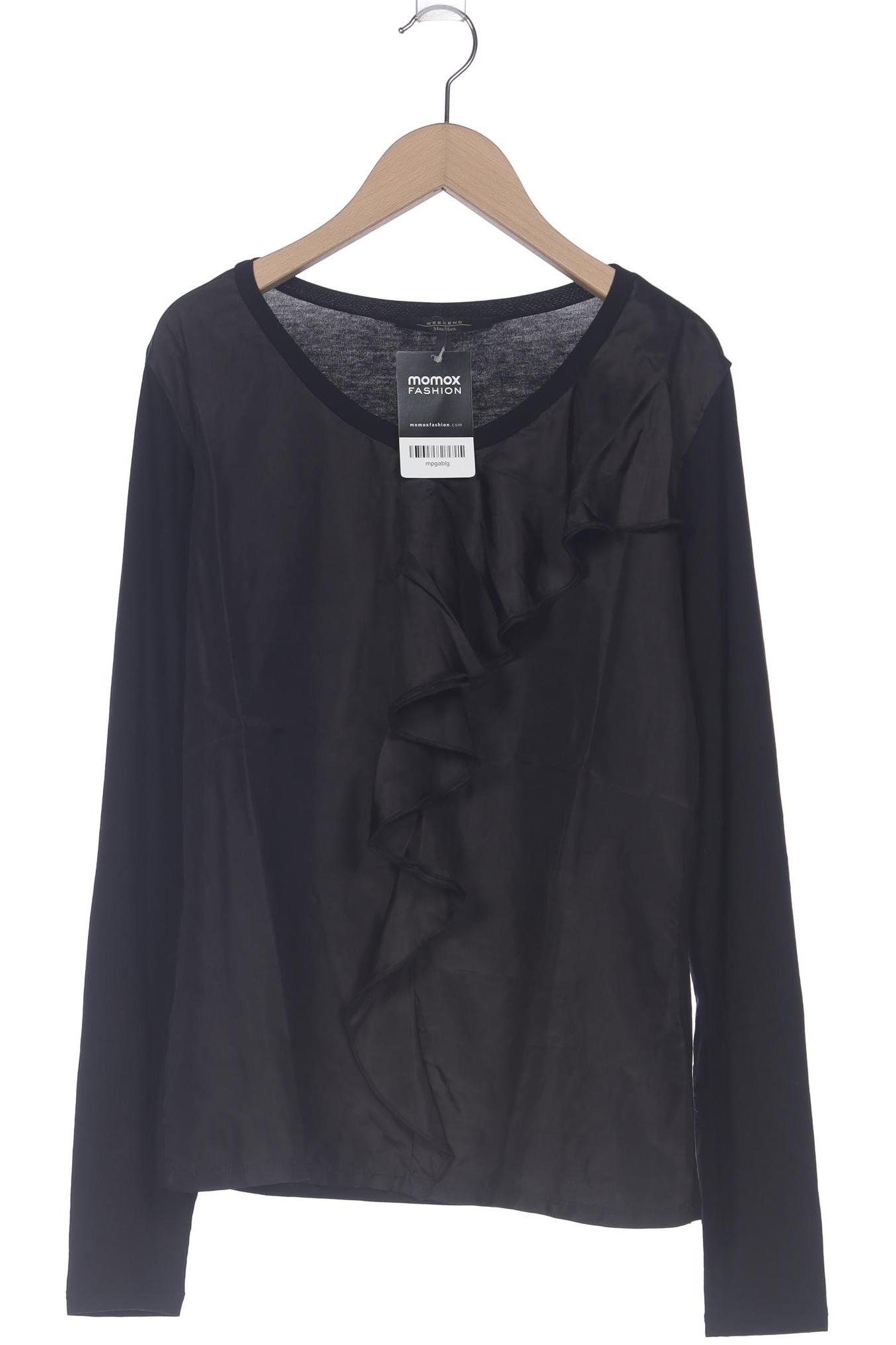 

Weekend Max Mara Damen Langarmshirt, schwarz, Gr. 38