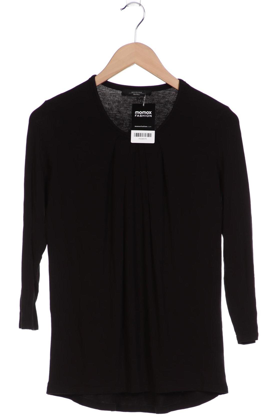 

Weekend Max Mara Damen Langarmshirt, schwarz, Gr. 38