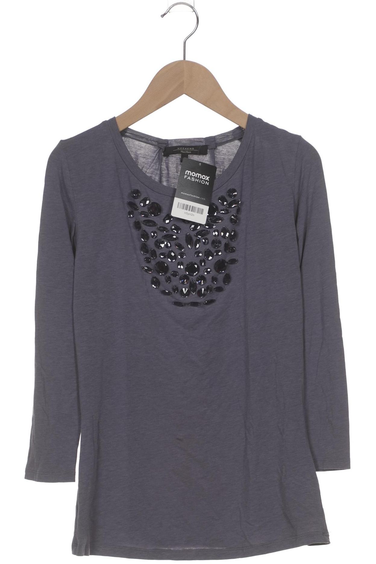 

Weekend Max Mara Damen Langarmshirt, marineblau, Gr. 36