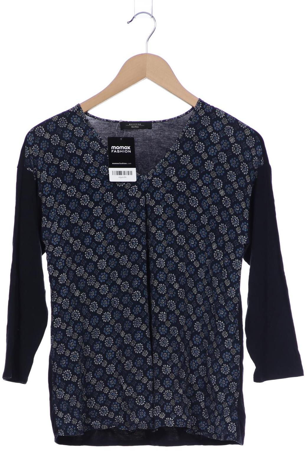

Weekend Max Mara Damen Langarmshirt, marineblau, Gr. 36