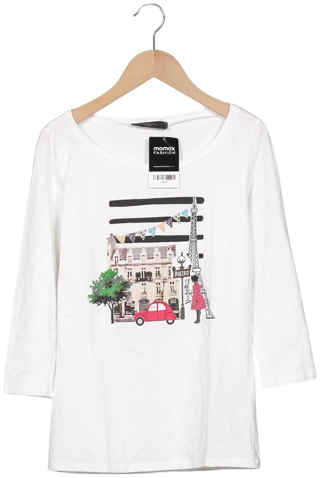 

Weekend Max Mara Damen Langarmshirt, weiß, Gr. 36