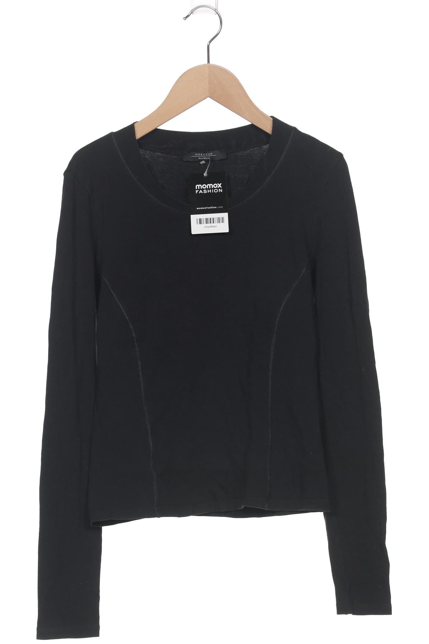 

Weekend Max Mara Damen Langarmshirt, schwarz, Gr. 38