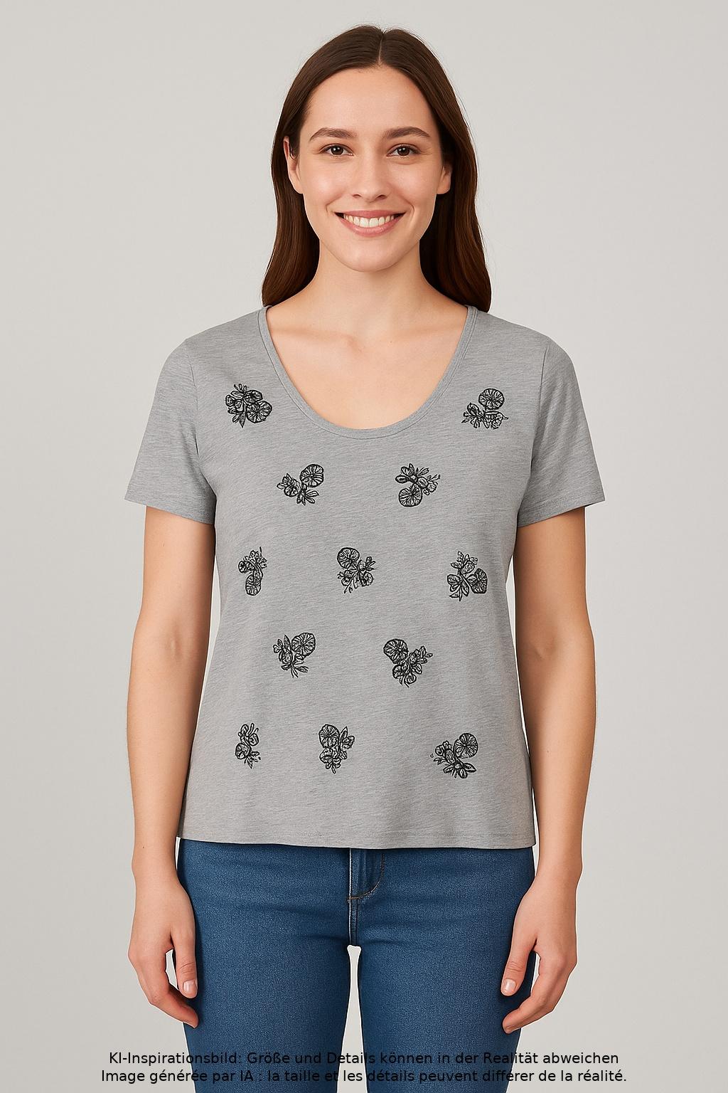 

Weekend Max Mara Damen T-Shirt, grau, Gr. 38