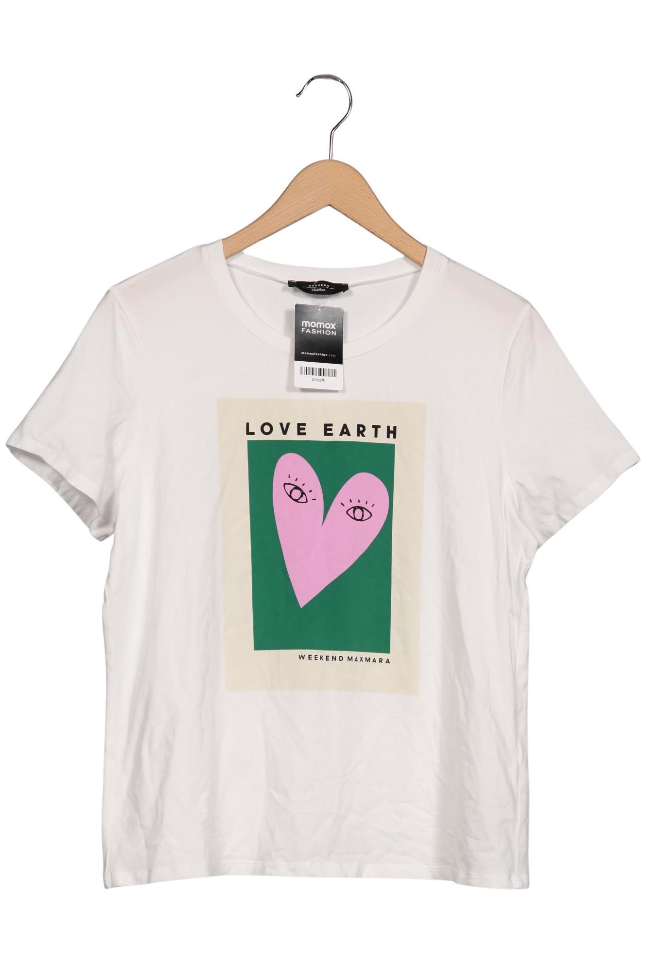 

Weekend Max Mara Damen T-Shirt, weiß, Gr. 46