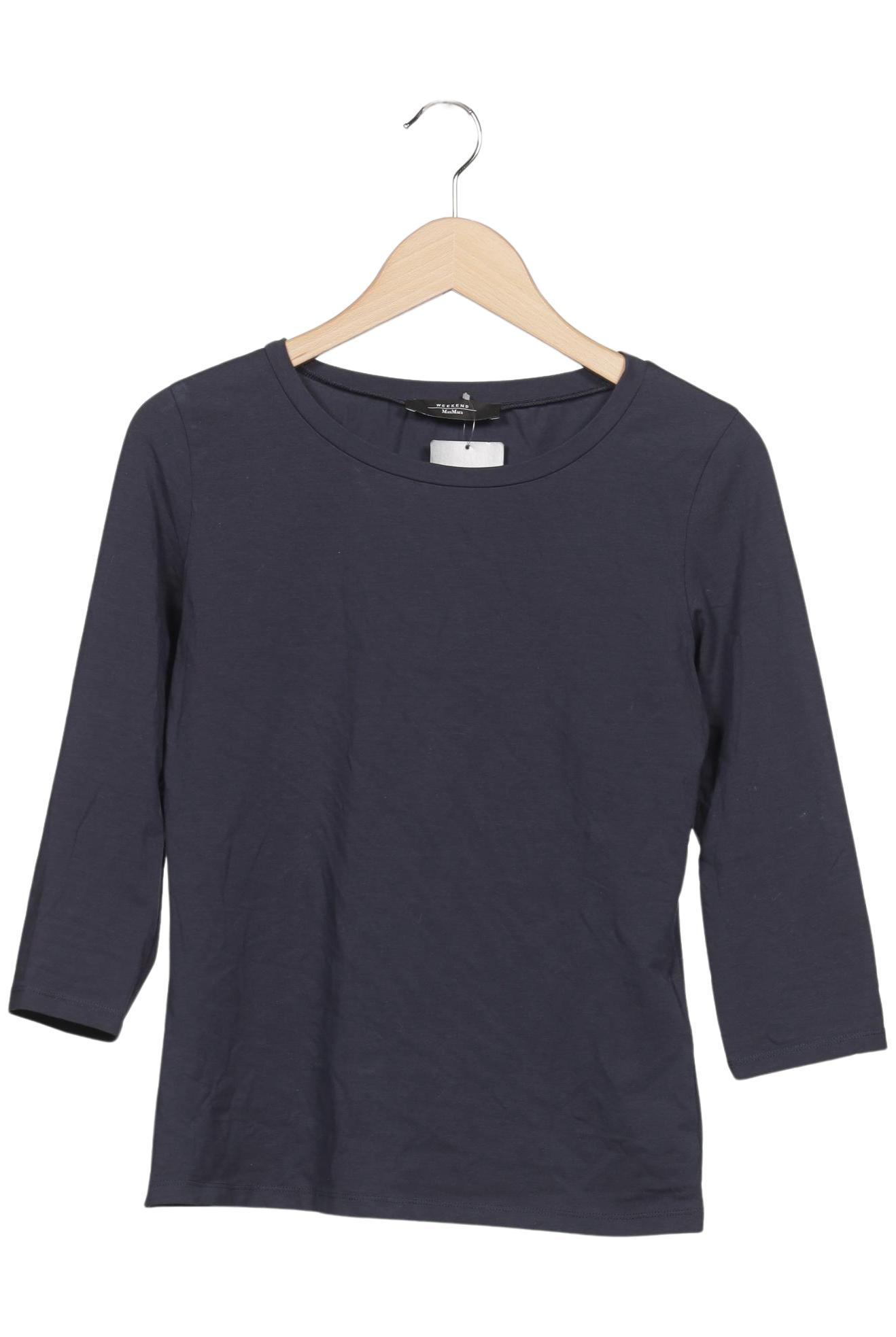 

Weekend Max Mara Damen Langarmshirt, marineblau, Gr. 36